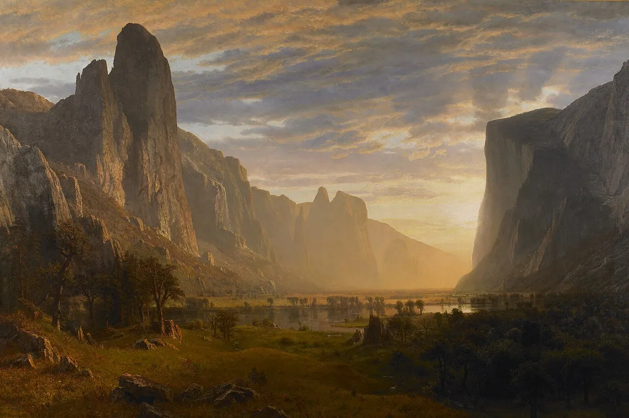 Mañana en las montañas rocosas, de Albert Bierstadt