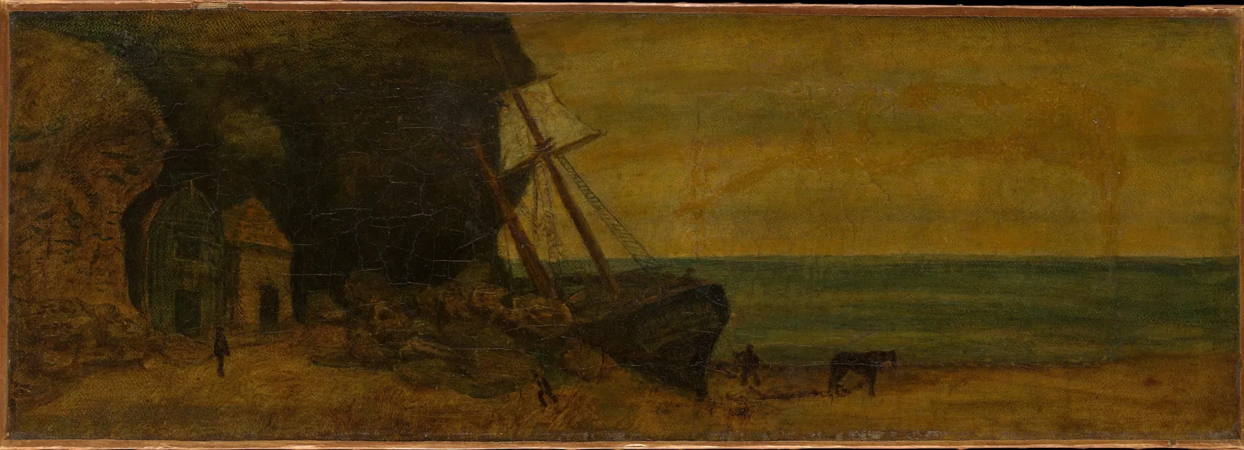 La cala de los contrabandistas, de Albert Pinkham Ryder