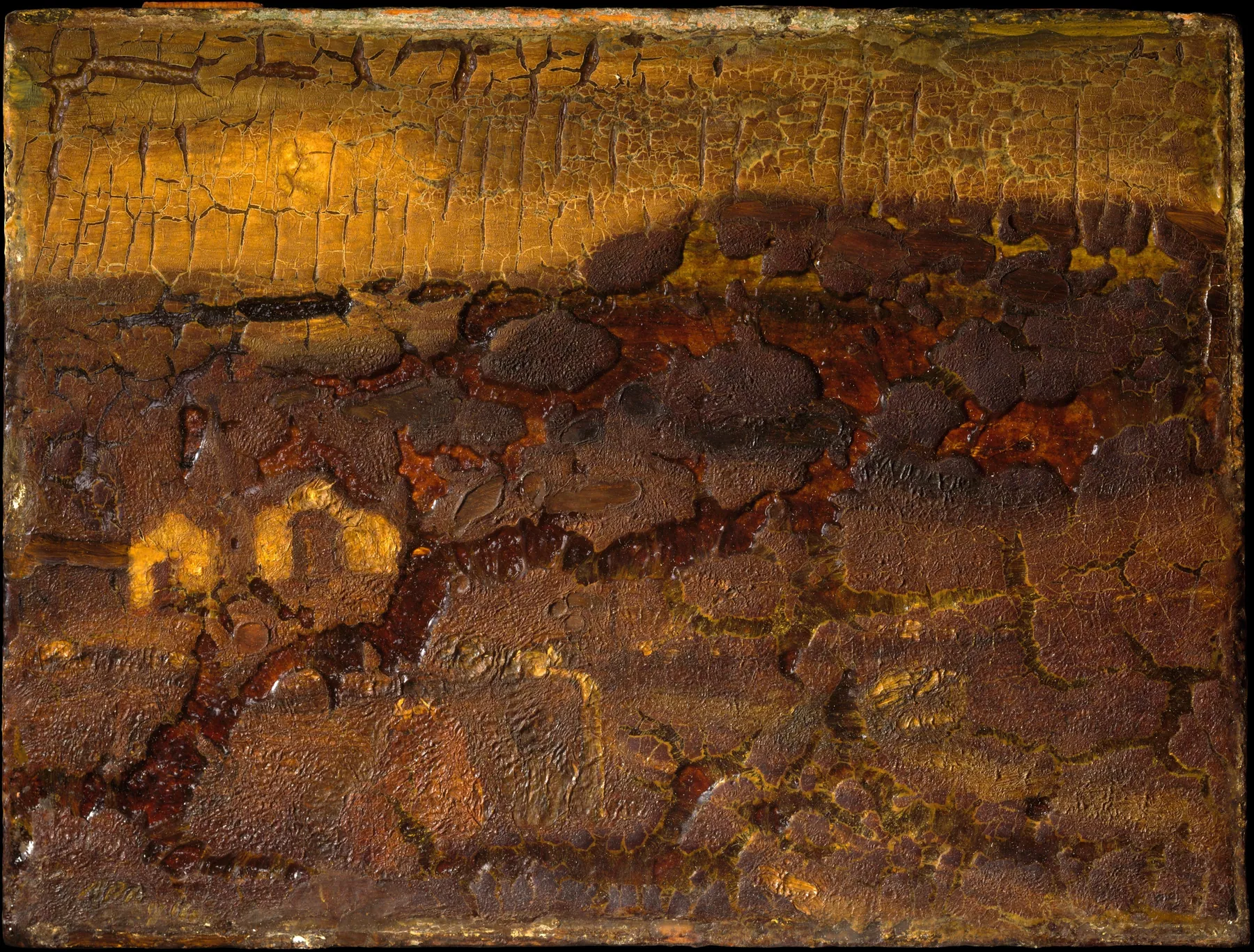 La hora del toque de queda, de Albert Pinkham Ryder