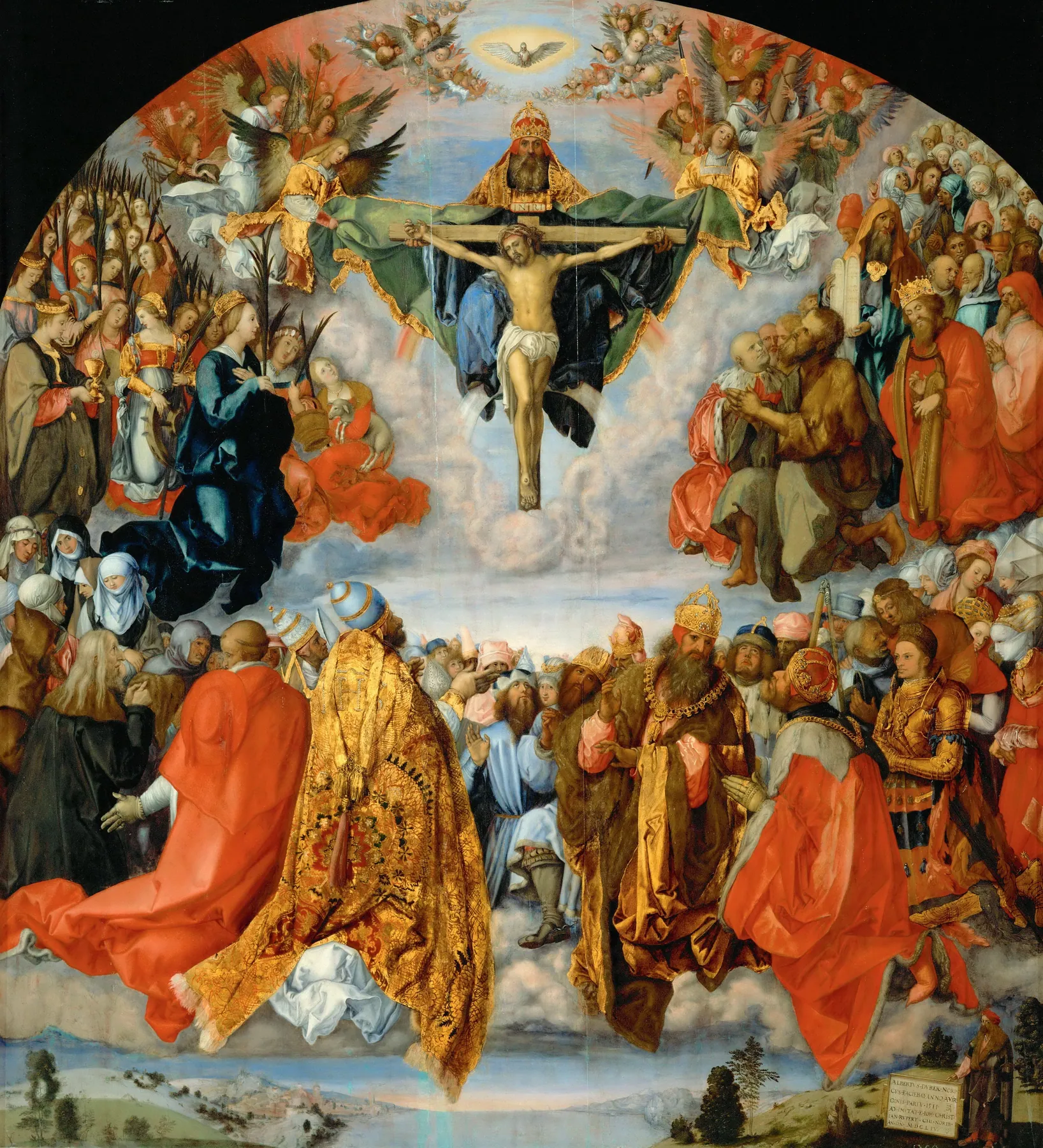 Adoración de la Santísima Trinidad, de Alberto Durero