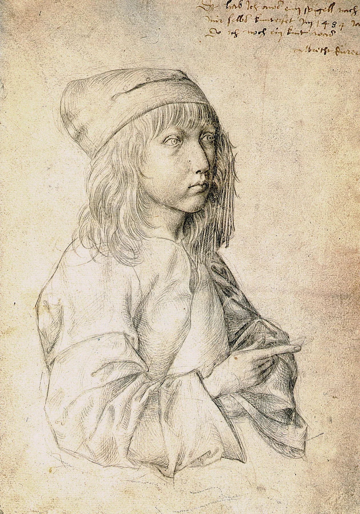 Autorretrato a los 13 años, de Alberto Durero