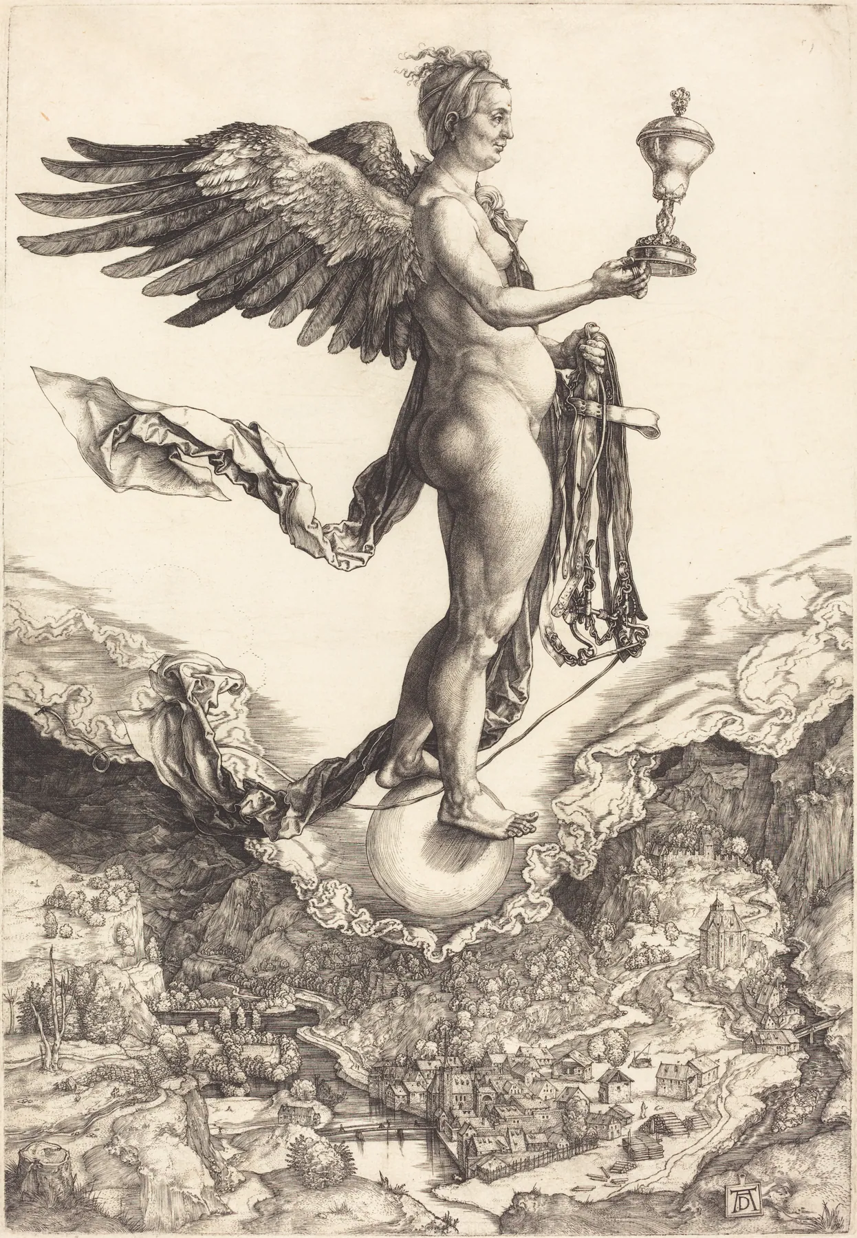 Némesis (La gran fortuna), de Alberto Durero