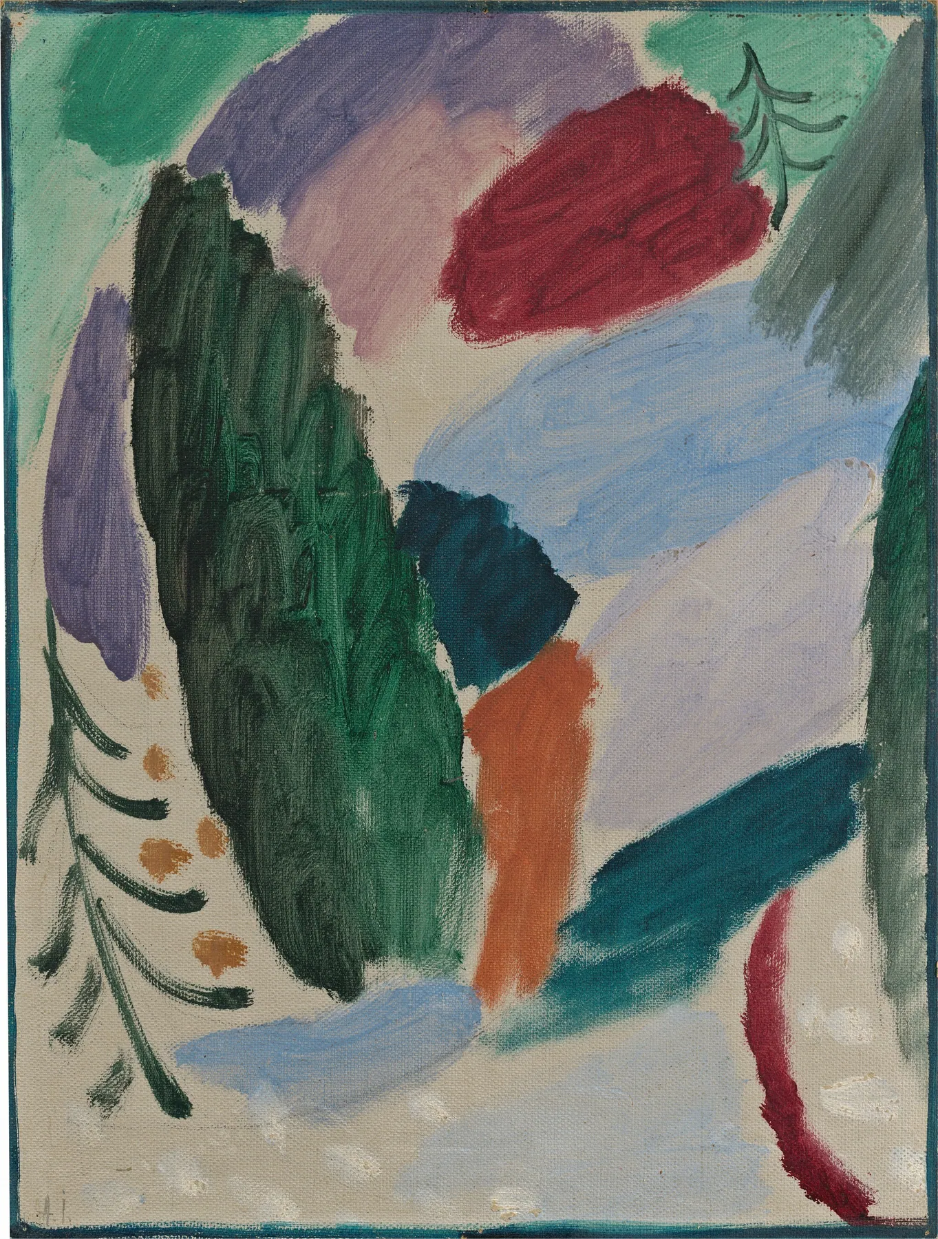 Día de helada, de Alexej von Jawlensky