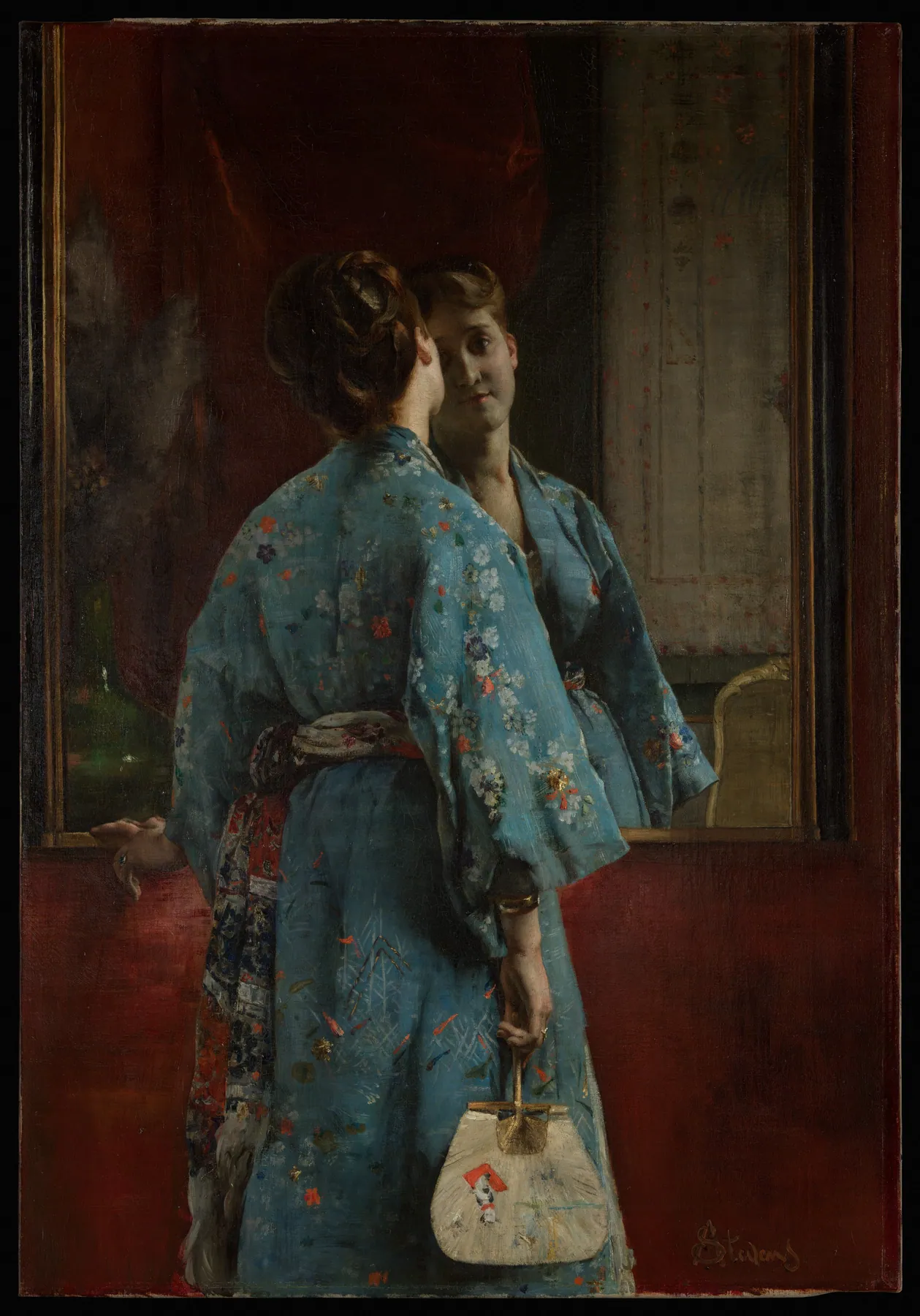 La bata japonesa, de Alfred Stevens