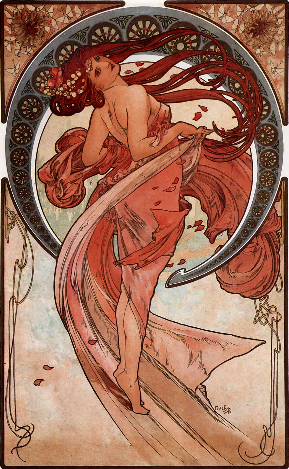 La Danza, de Alphonse Mucha