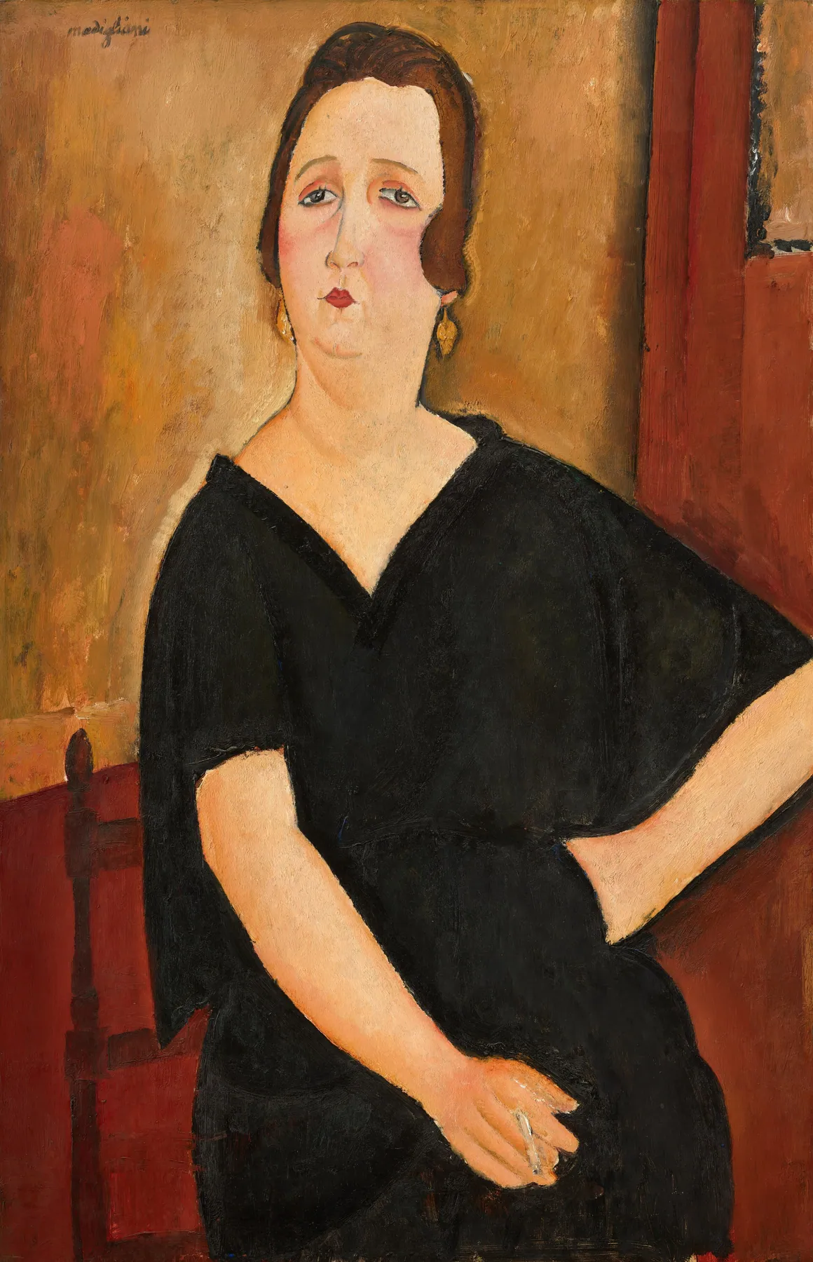 Madame Amédée (Mujer con cigarrillo), de Amedeo Modigliani