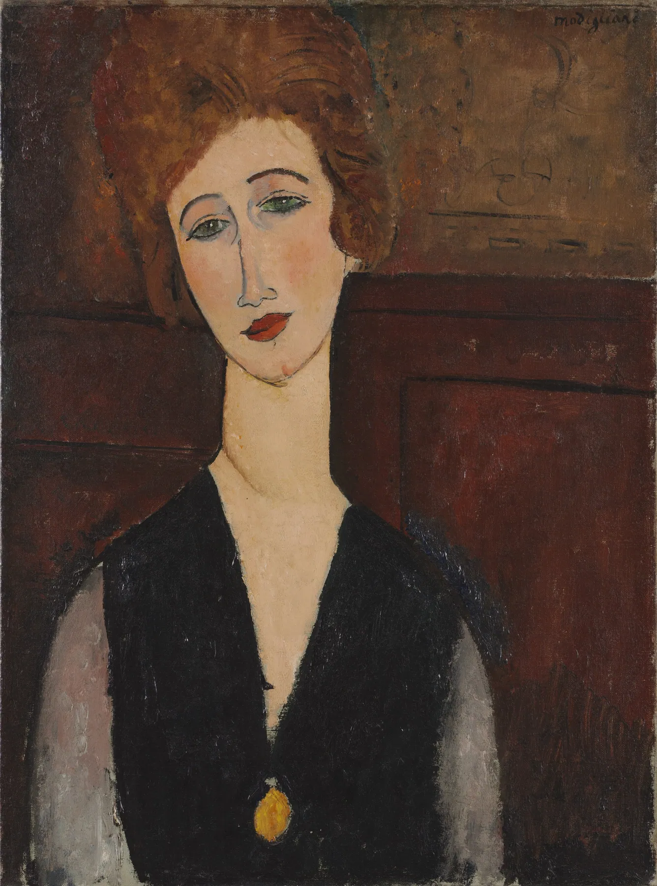 Retrato de una mujer, de Amedeo Modigliani