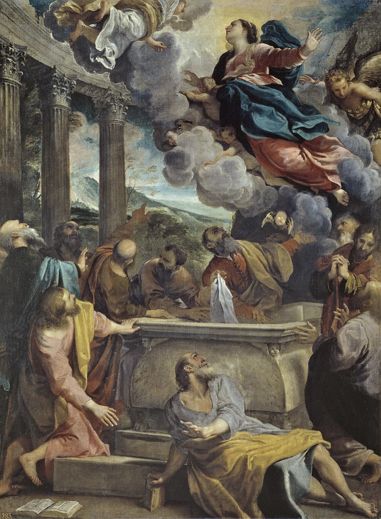 Asunción de la Virgen, de Annibale Carracci