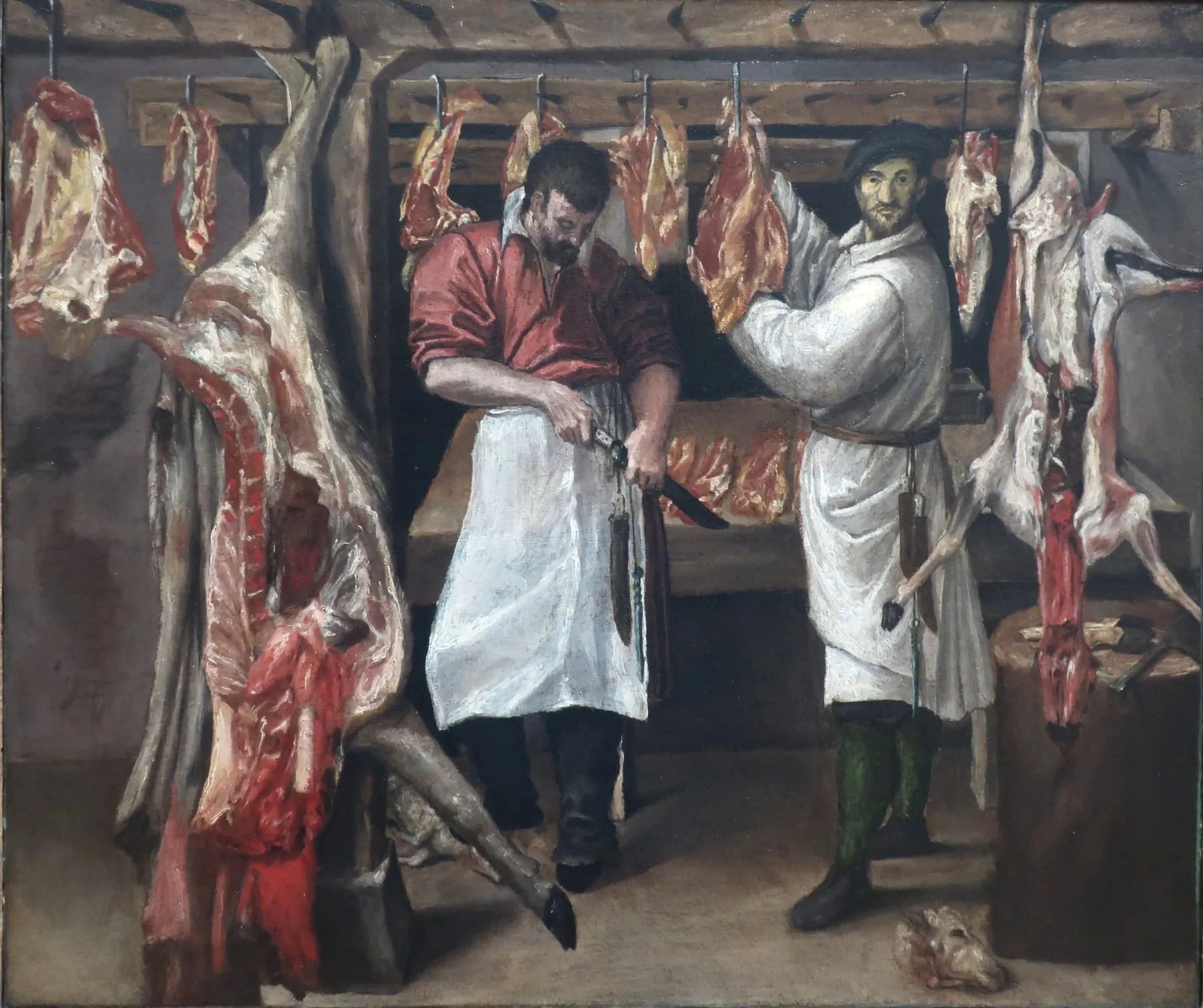 La carnicería, de Annibale Carracci