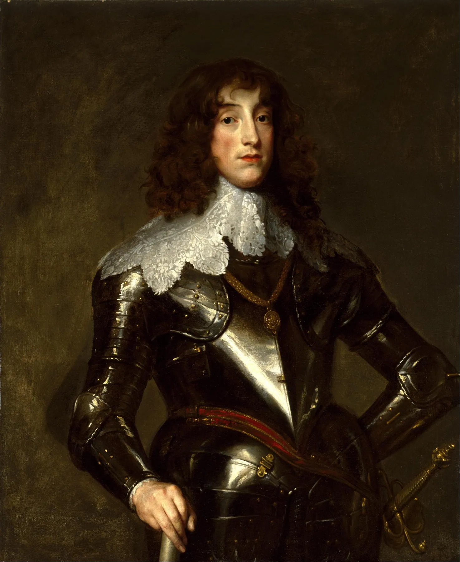 Carlos Luis, príncipe elector del Palatinado, de Anthony van Dyck