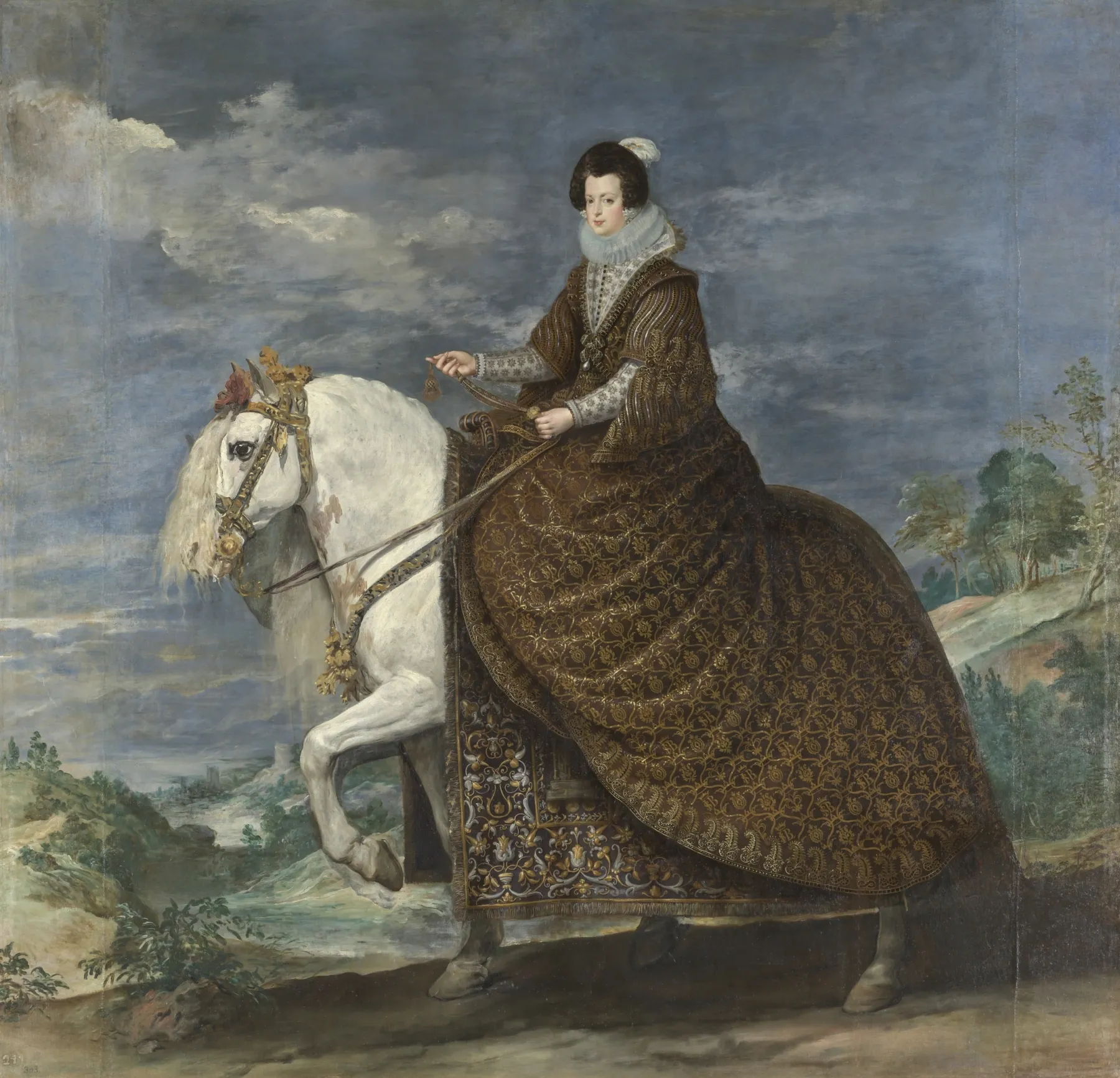 Retrato de Isabel de Borbón, de Anthony van Dyck
