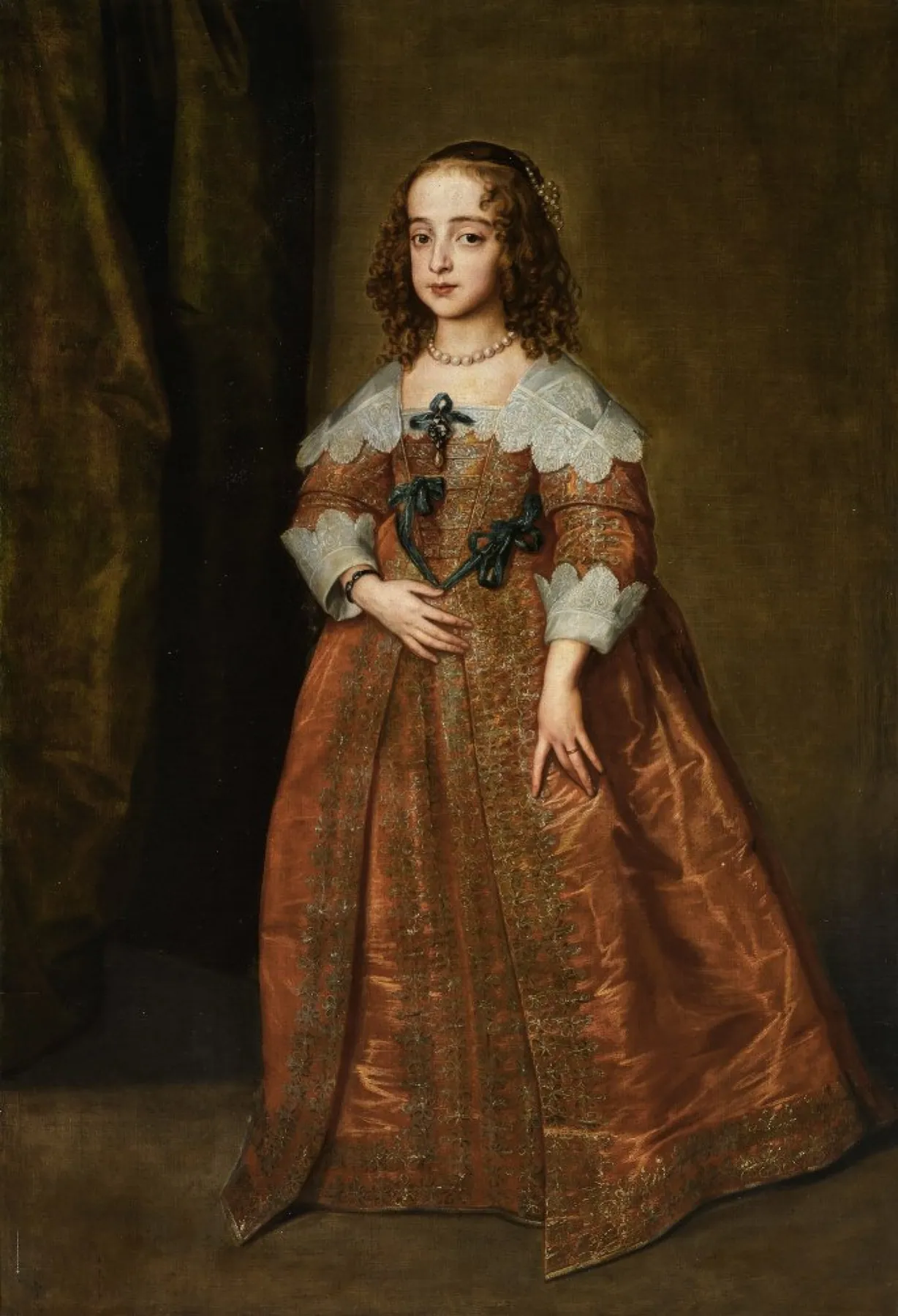 Retrato de la princesa María de Orange, de Anthony van Dyck