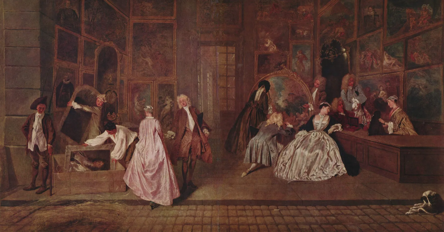 El escaparate de Gersaint, de Antoine Watteau