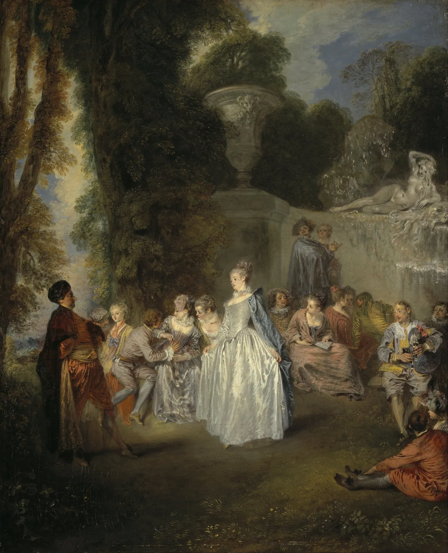 Fiesta veneciana, de Antoine Watteau