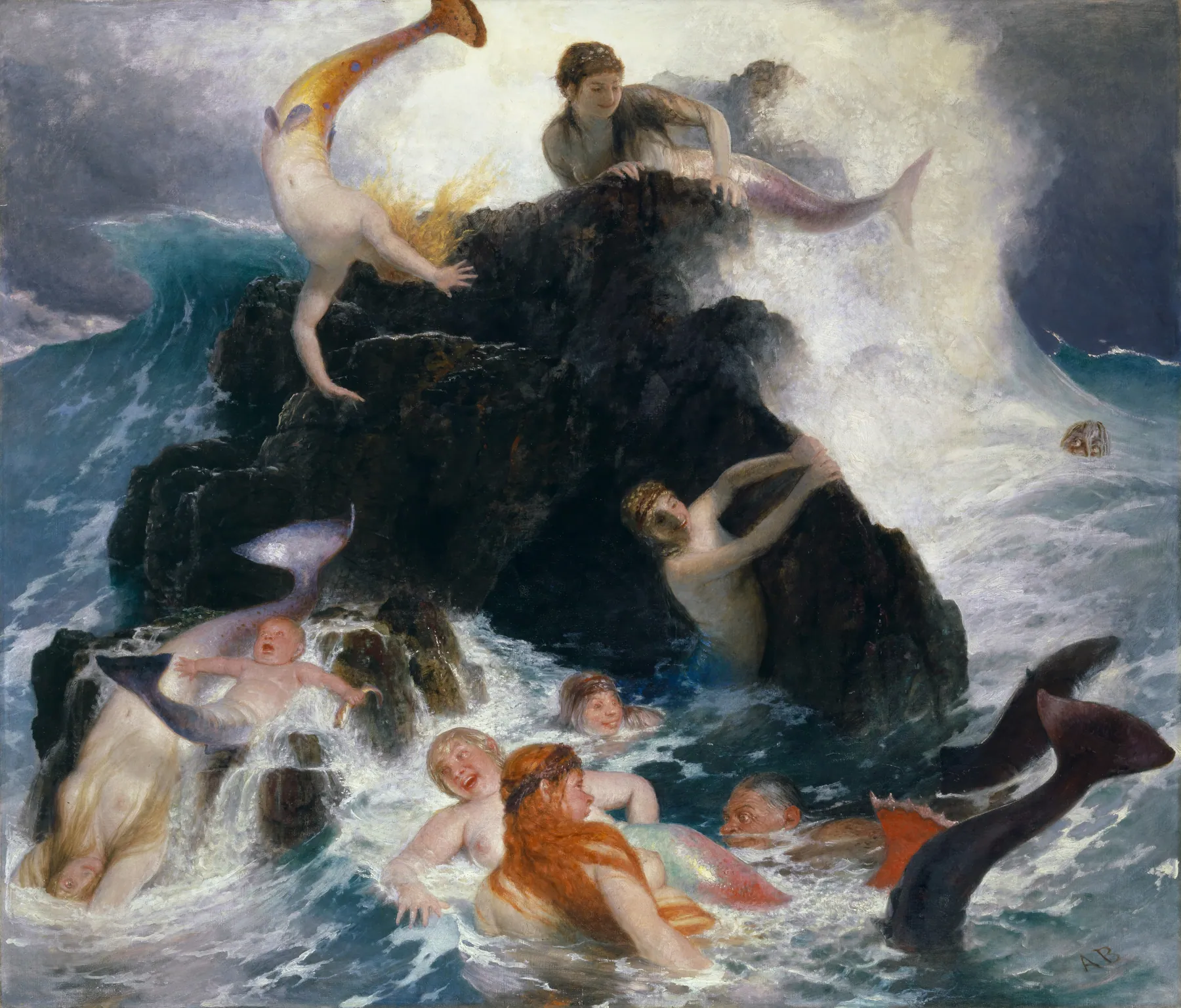 Juego de las náyades, de Arnold Böcklin