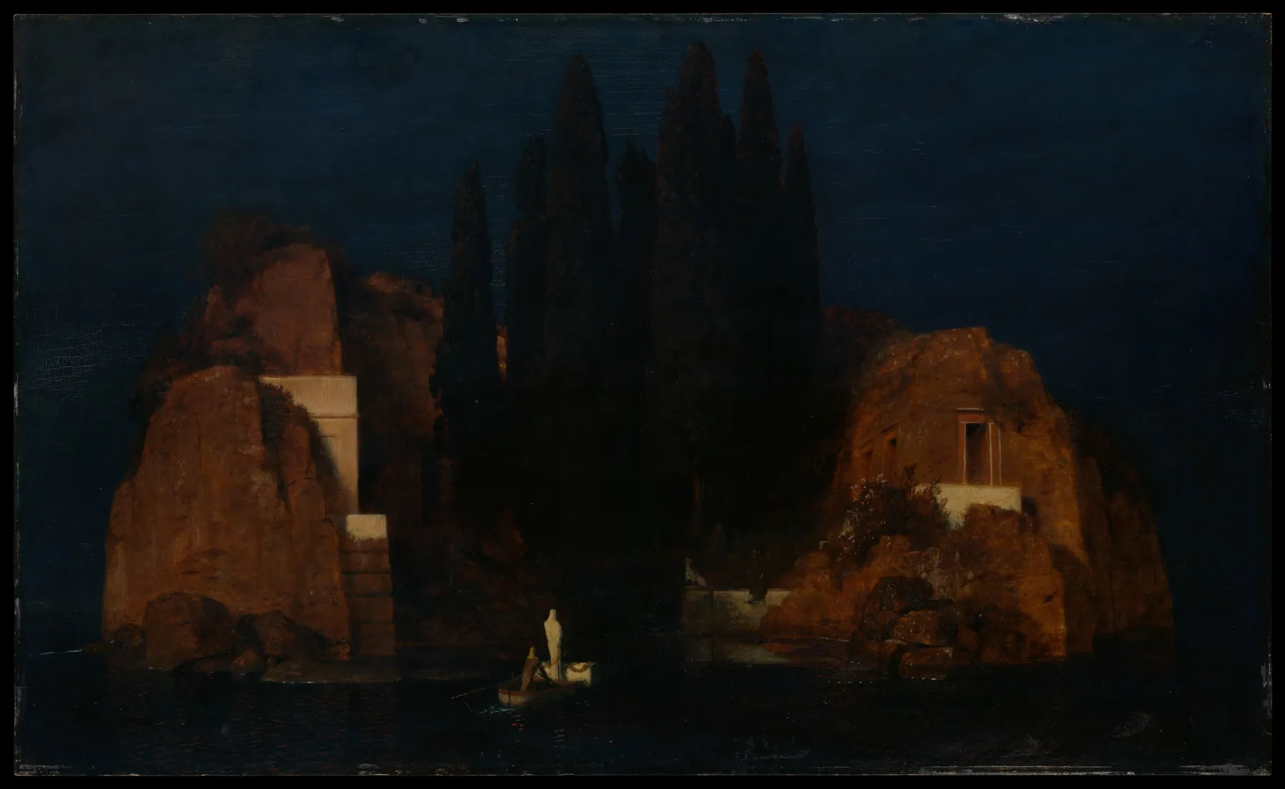 La isla de los muertos, de Arnold Böcklin