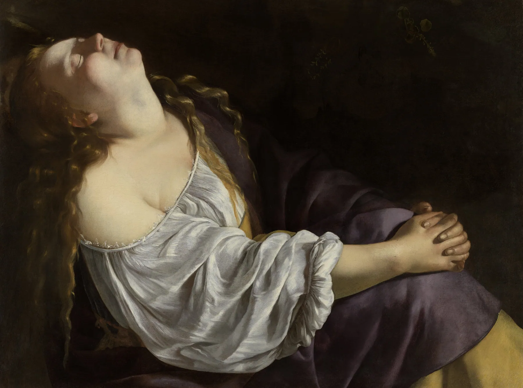 María Magdalena en éxtasis, de Artemisia Gentileschi