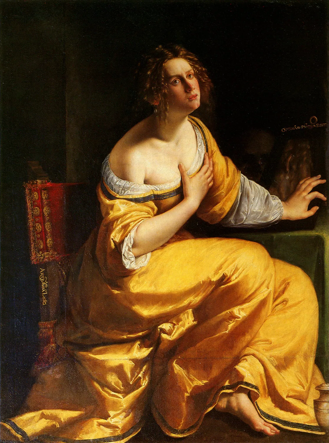 María Magdalena penitente, de Artemisia Gentileschi