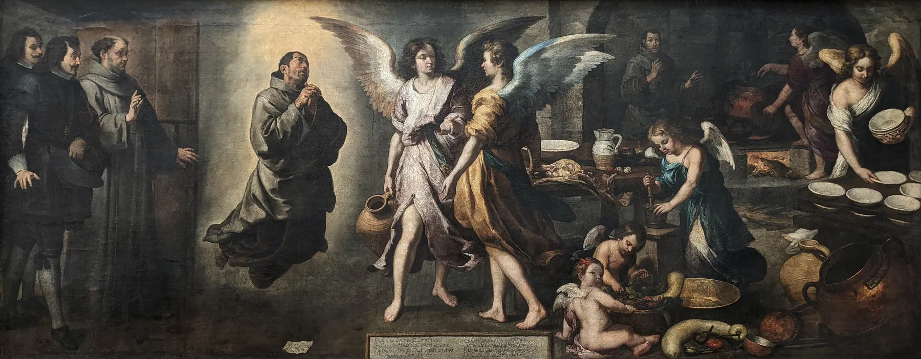 La cocina de los ángeles, de Bartolomé Esteban Murillo