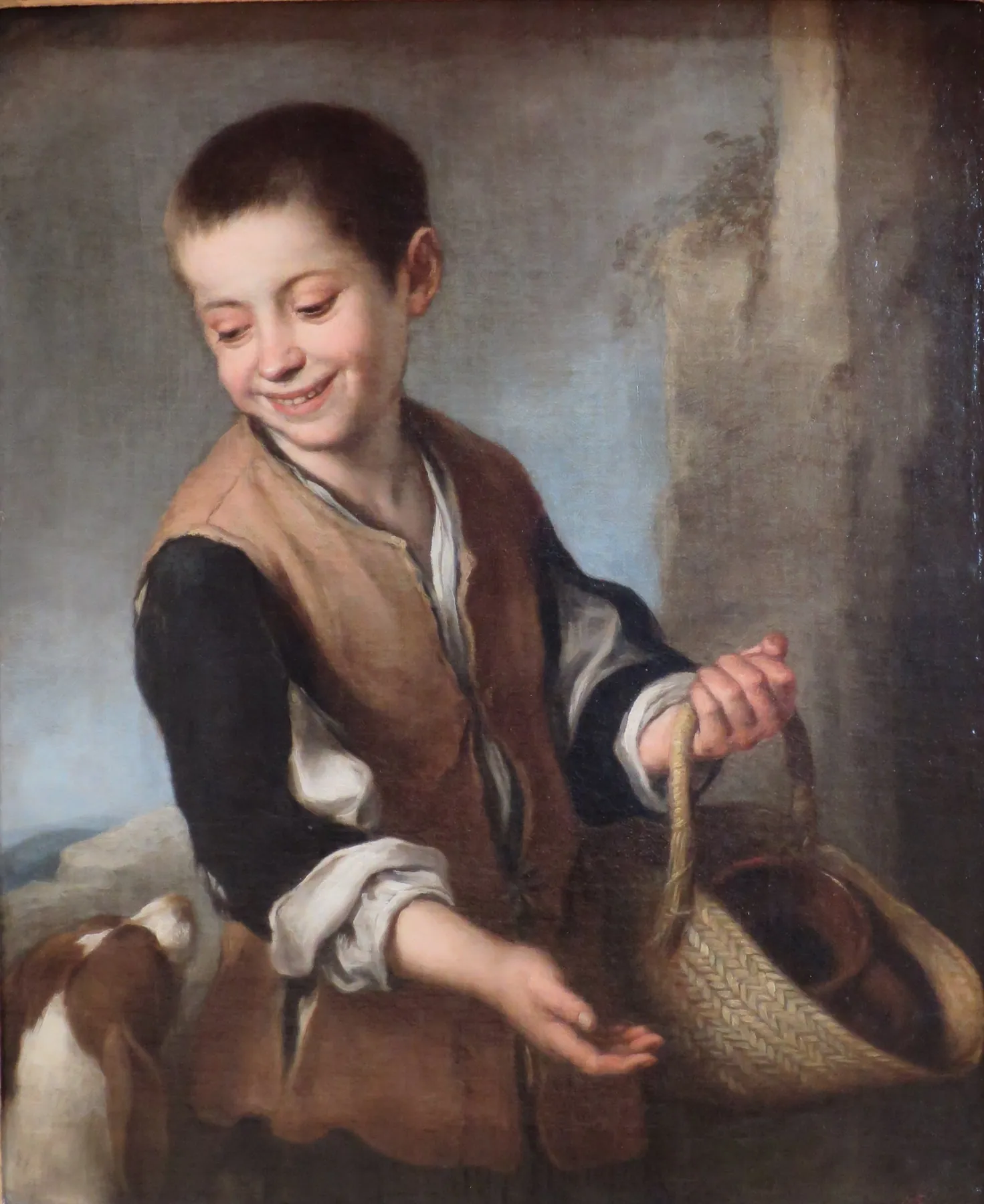 Muchacho con un perro, de Bartolomé Esteban Murillo