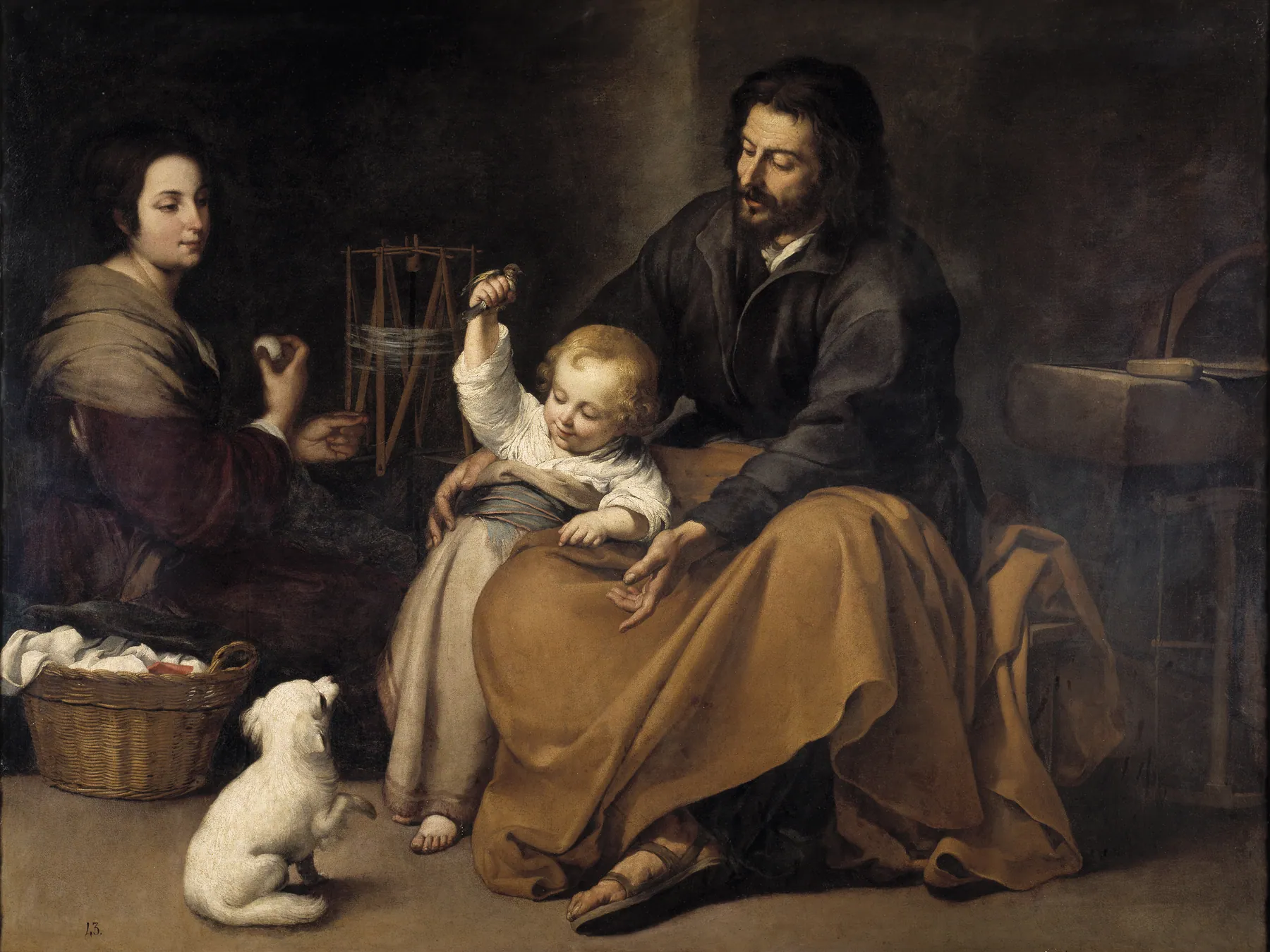 Sagrada Familia del pajarito, de Bartolomé Esteban Murillo