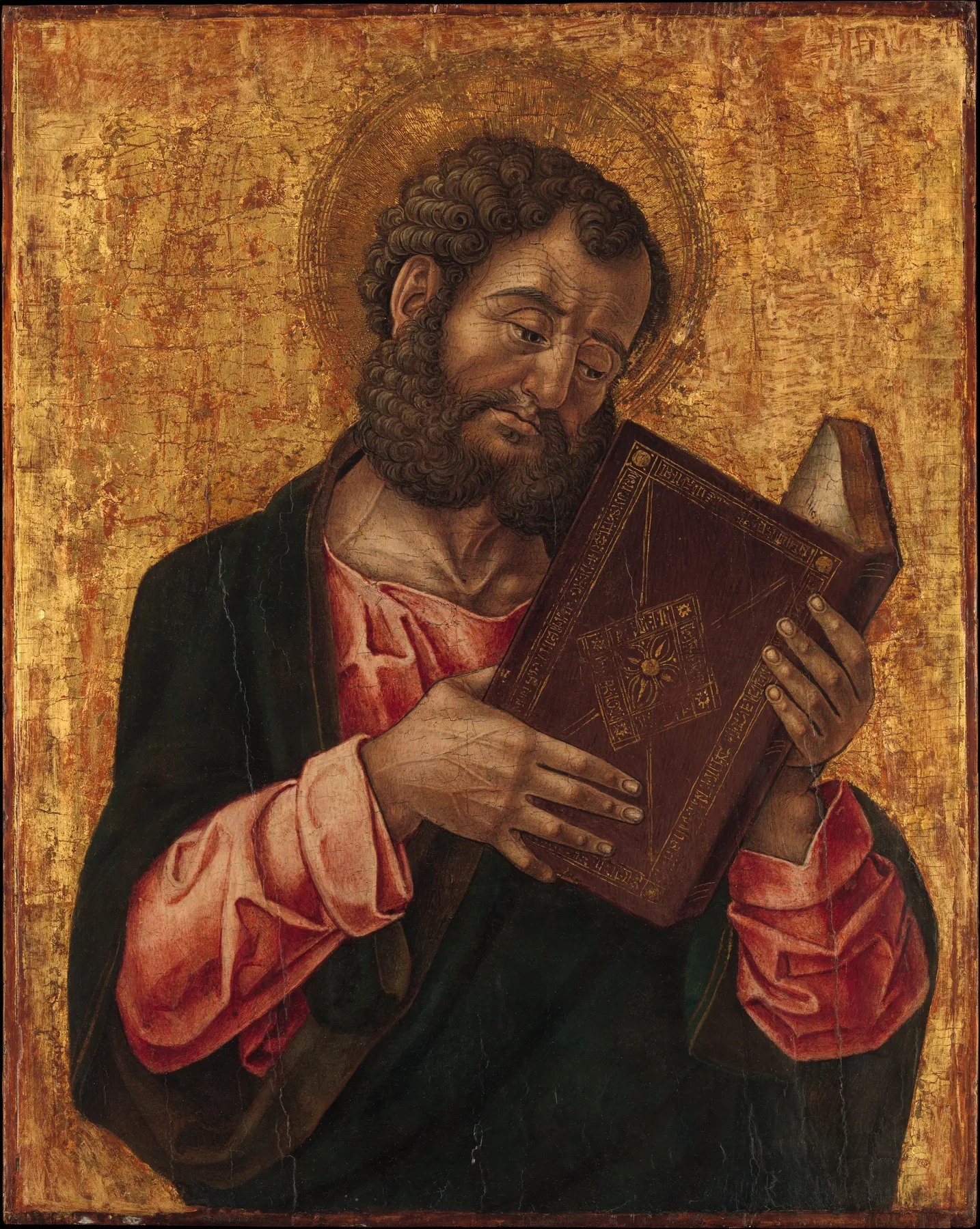 Un santo (¿Marcos) leyendo, de Bartolomeo Vivarini