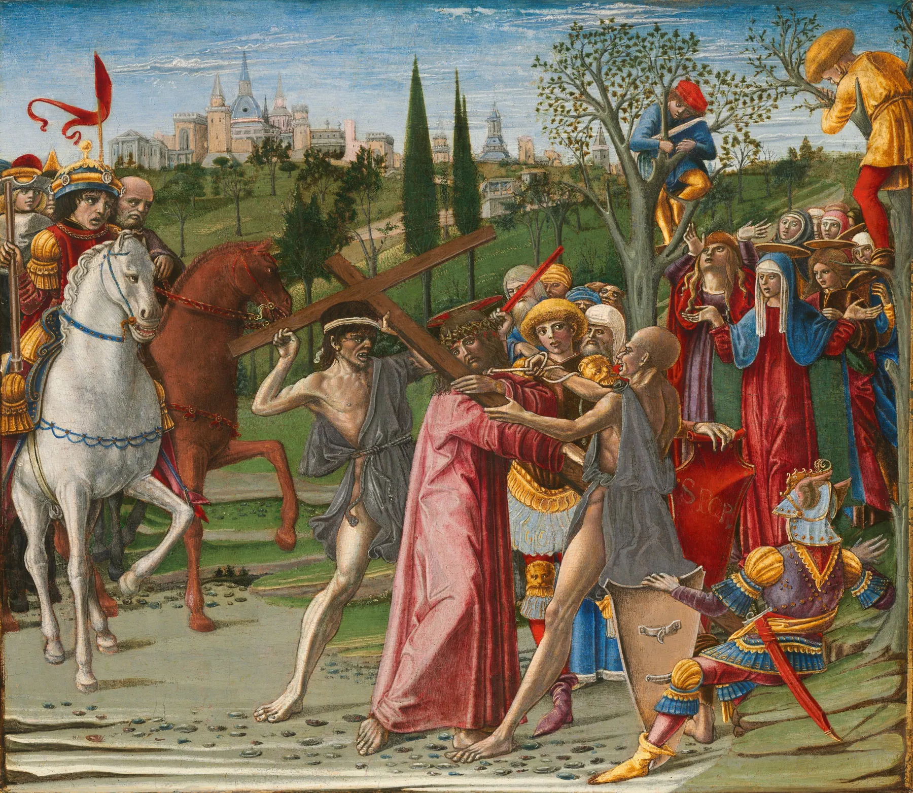 Cristo camino del Calvario, de Benvenuto di Giovanni