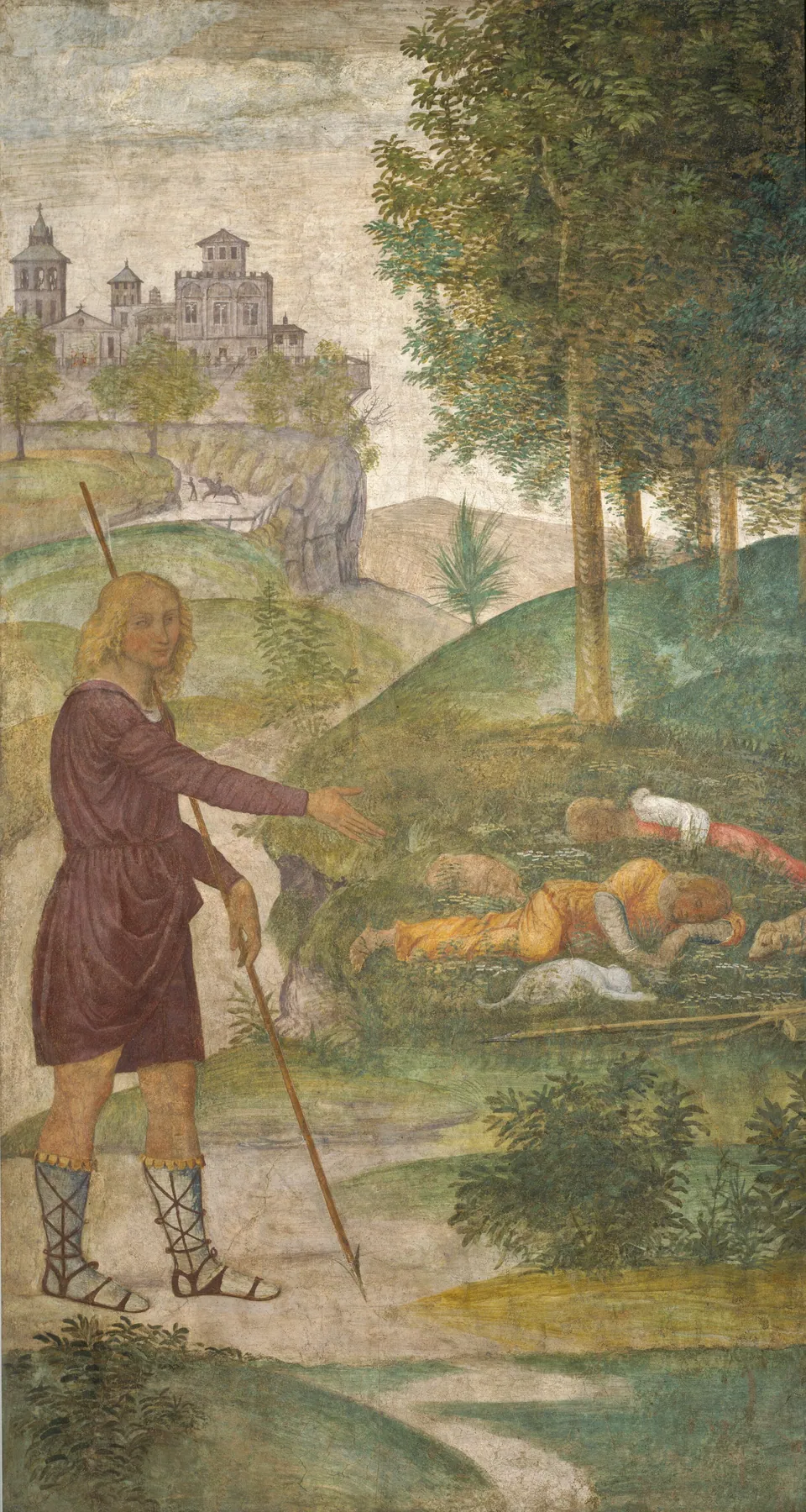 Céfalo y las ninfas, de Bernardino Luini