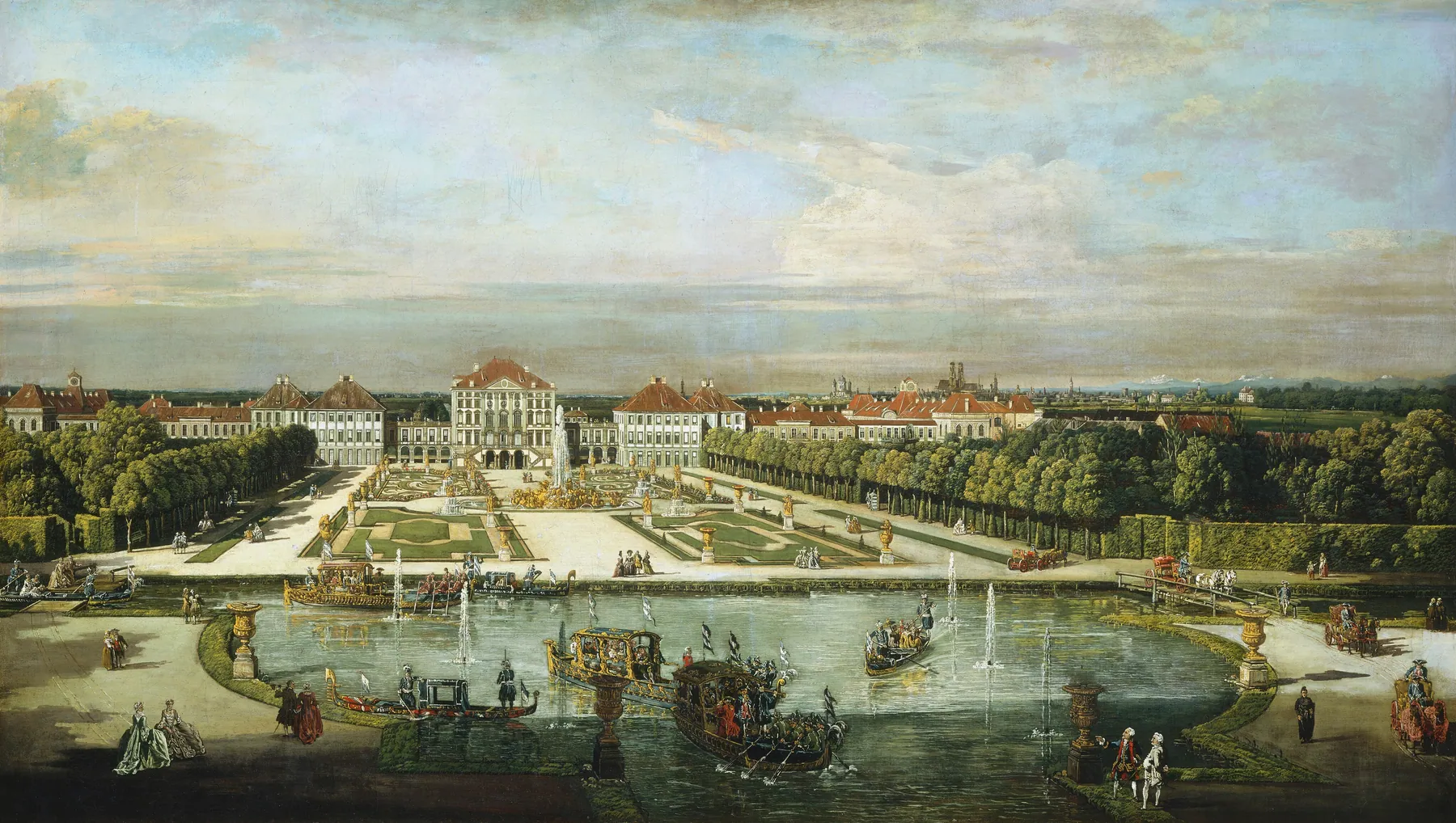 Palacio de Nymphenburg, Múnich, de Bernardo Bellotto