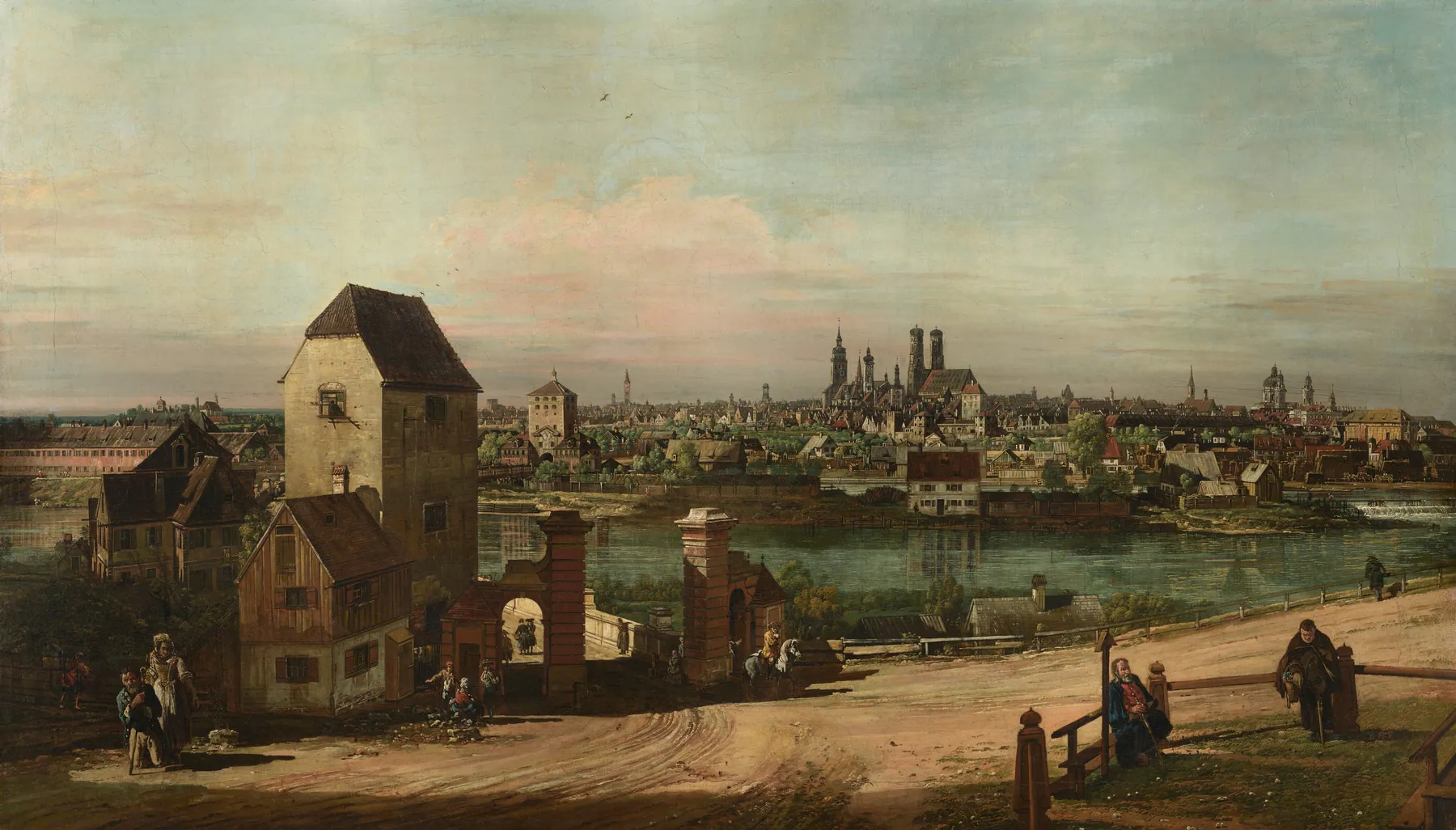 Vista de Múnich, de Bernardo Bellotto