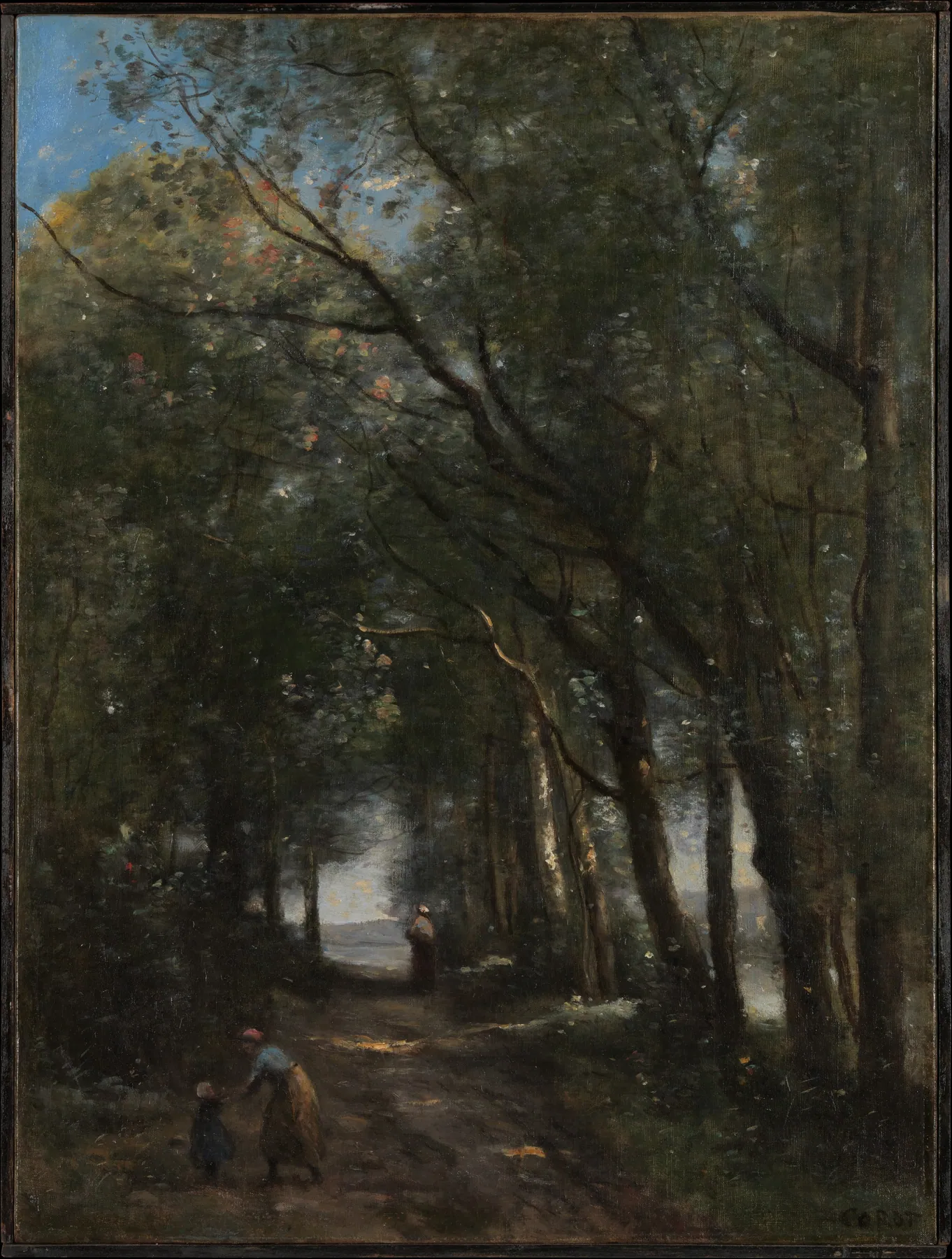 A Path under the Trees in Spring, by Camille Corot