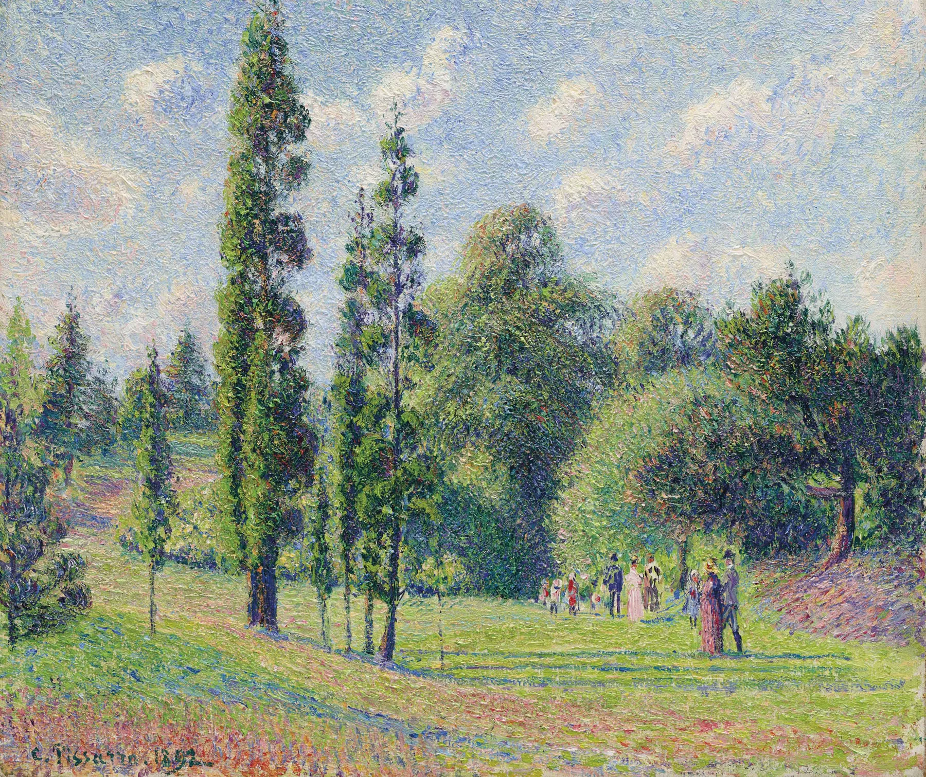 Jardines de Kew, de Camille Pissarro