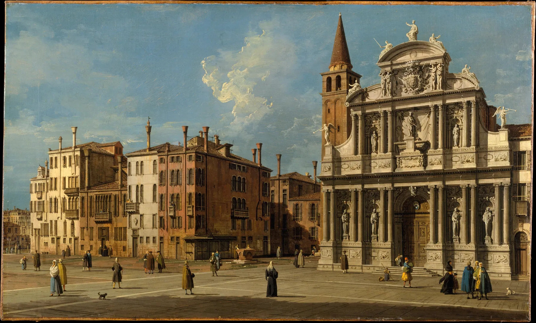 Campo Santa Maria Zobenigo, Venecia, de Canaletto