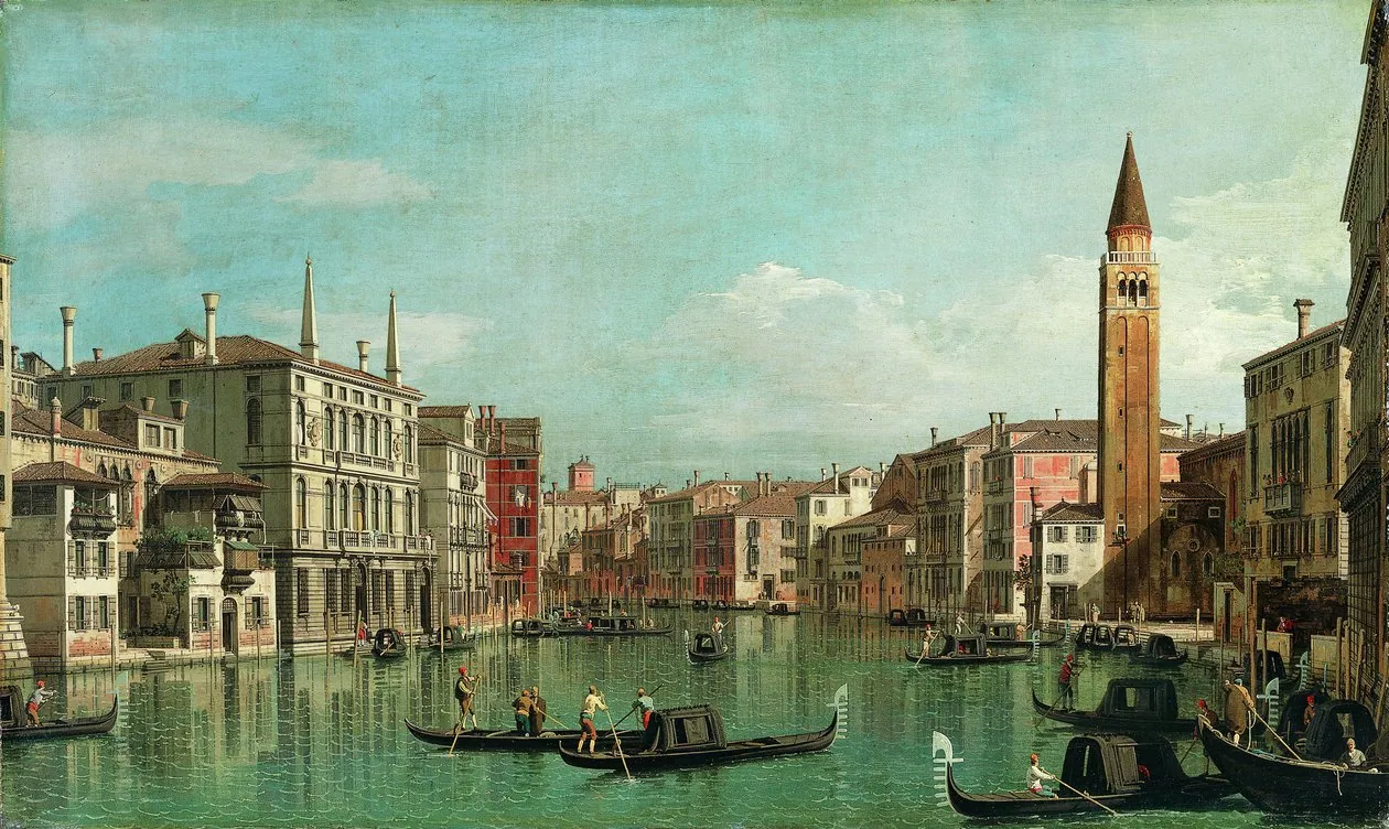 Vista de Venecia, de Canaletto