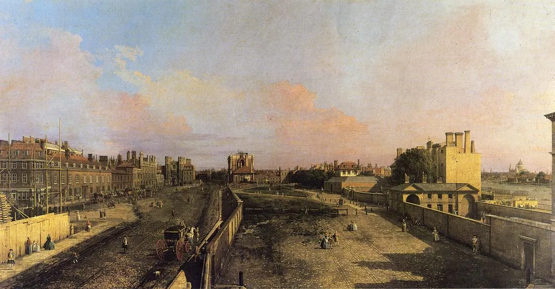 Vista de Whitehall, de Canaletto