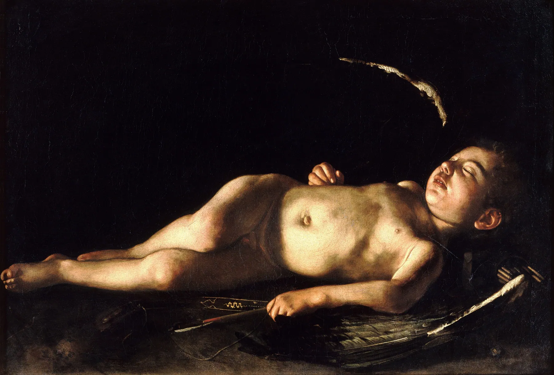 Amor dormido, de Caravaggio