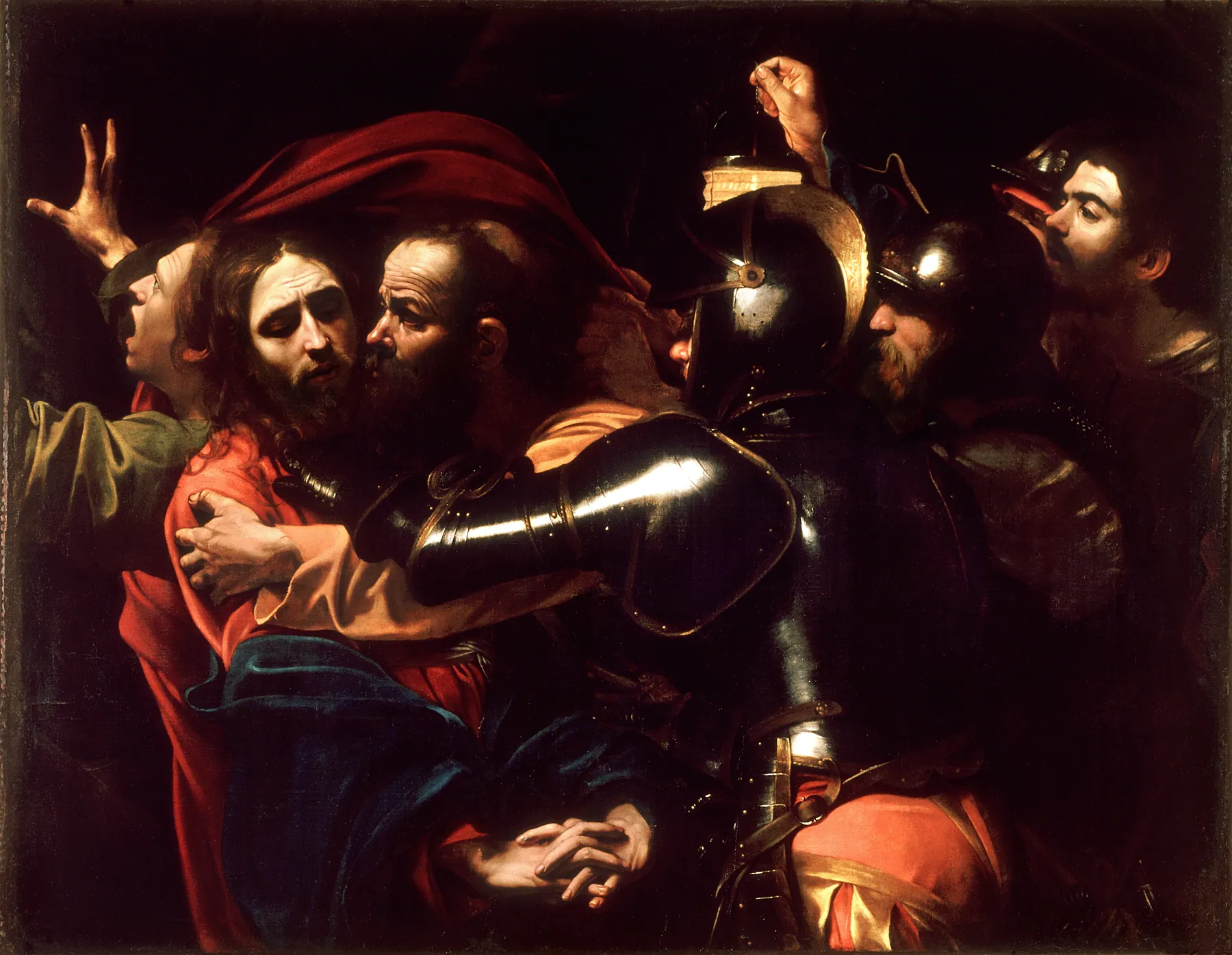 El prendimiento de Cristo, de Caravaggio