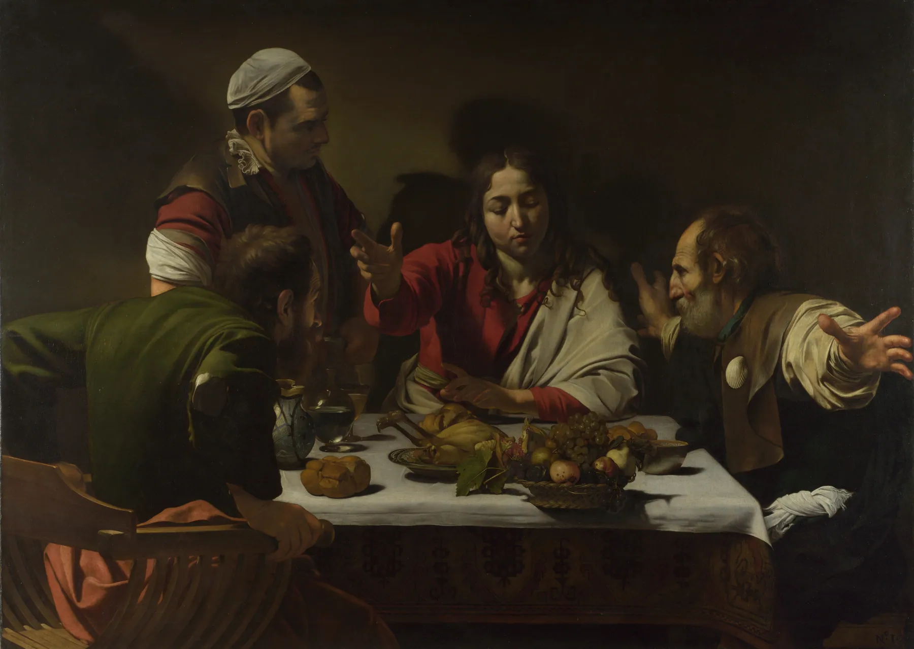 La cena de Emaús, de Caravaggio