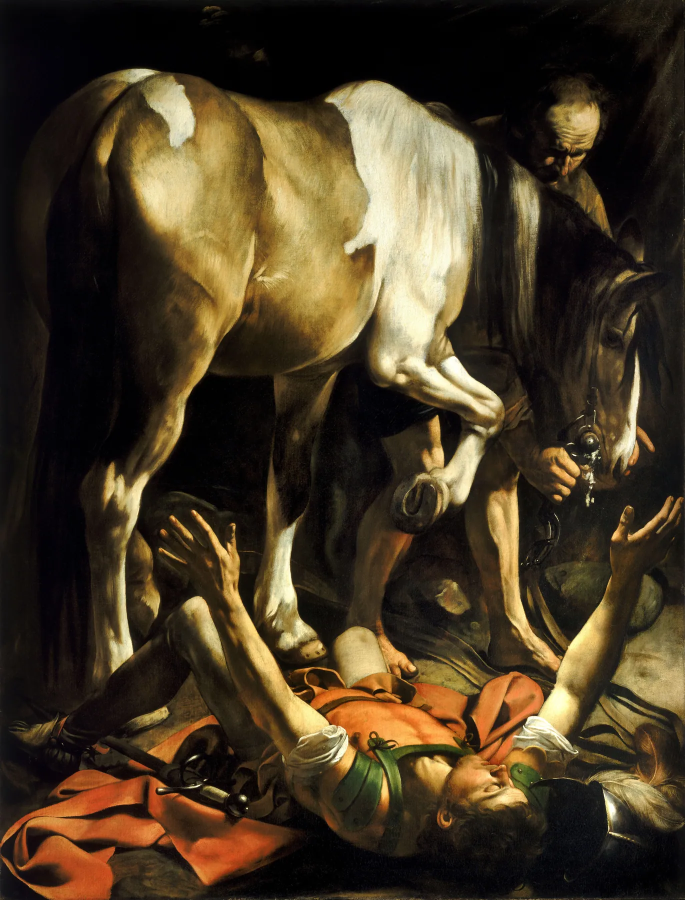 La conversión de San Pablo, de Caravaggio