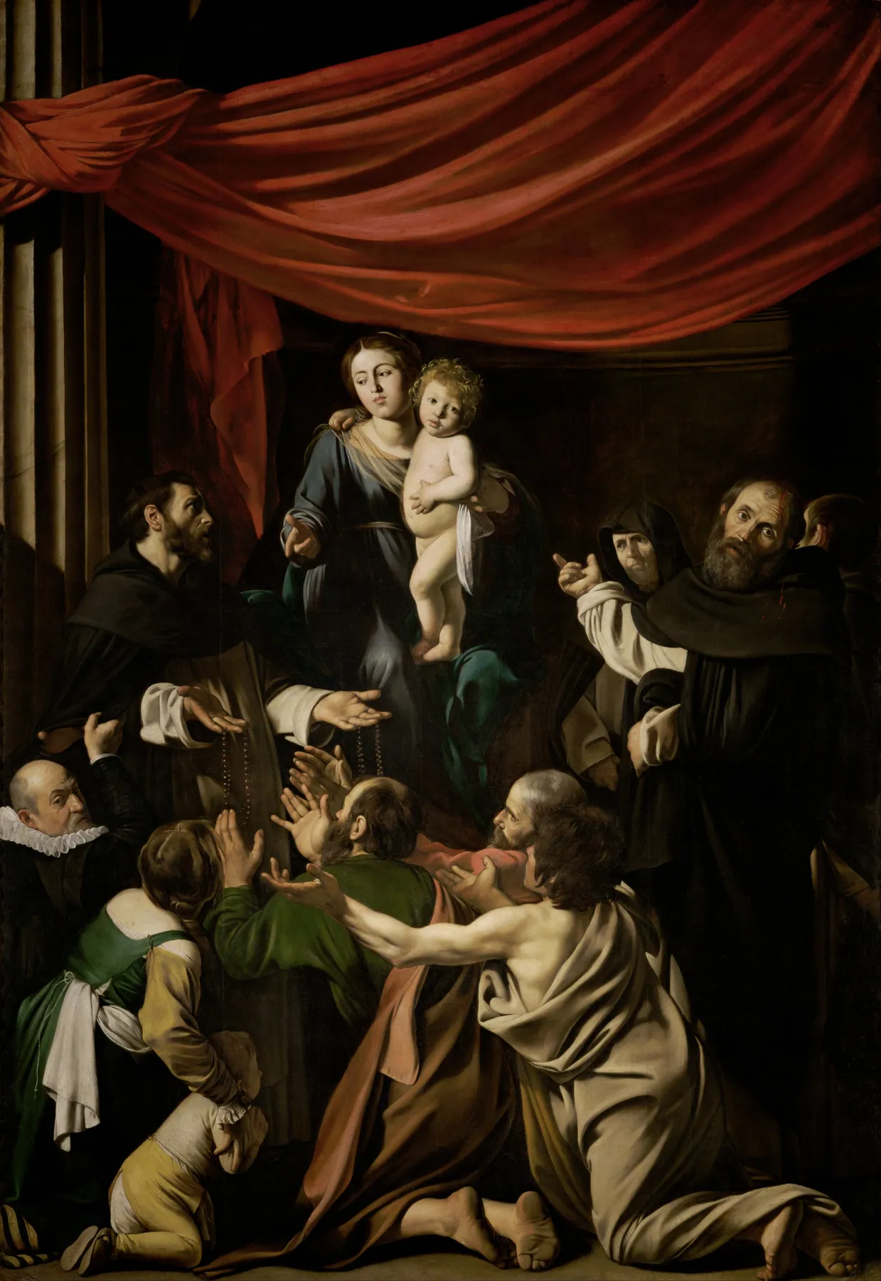 La Virgen del Rosario, de Caravaggio