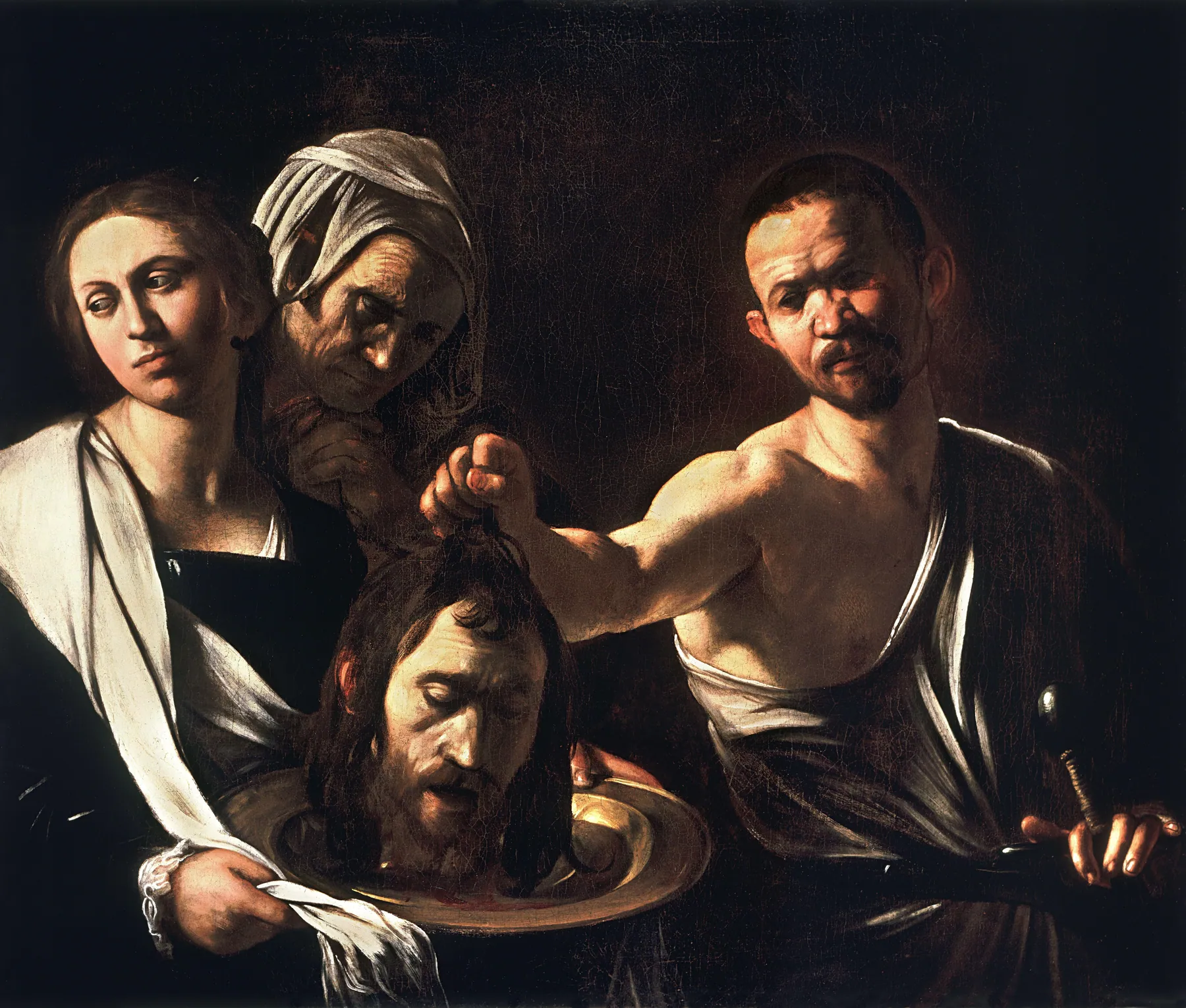 Salomé con la cabeza de Juan el Bautista, de Caravaggio