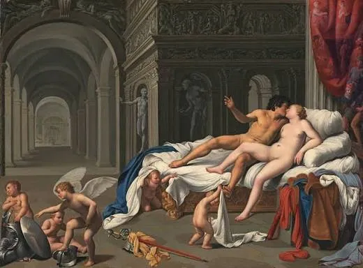 Venus and Mars, by Carlo Saraceni