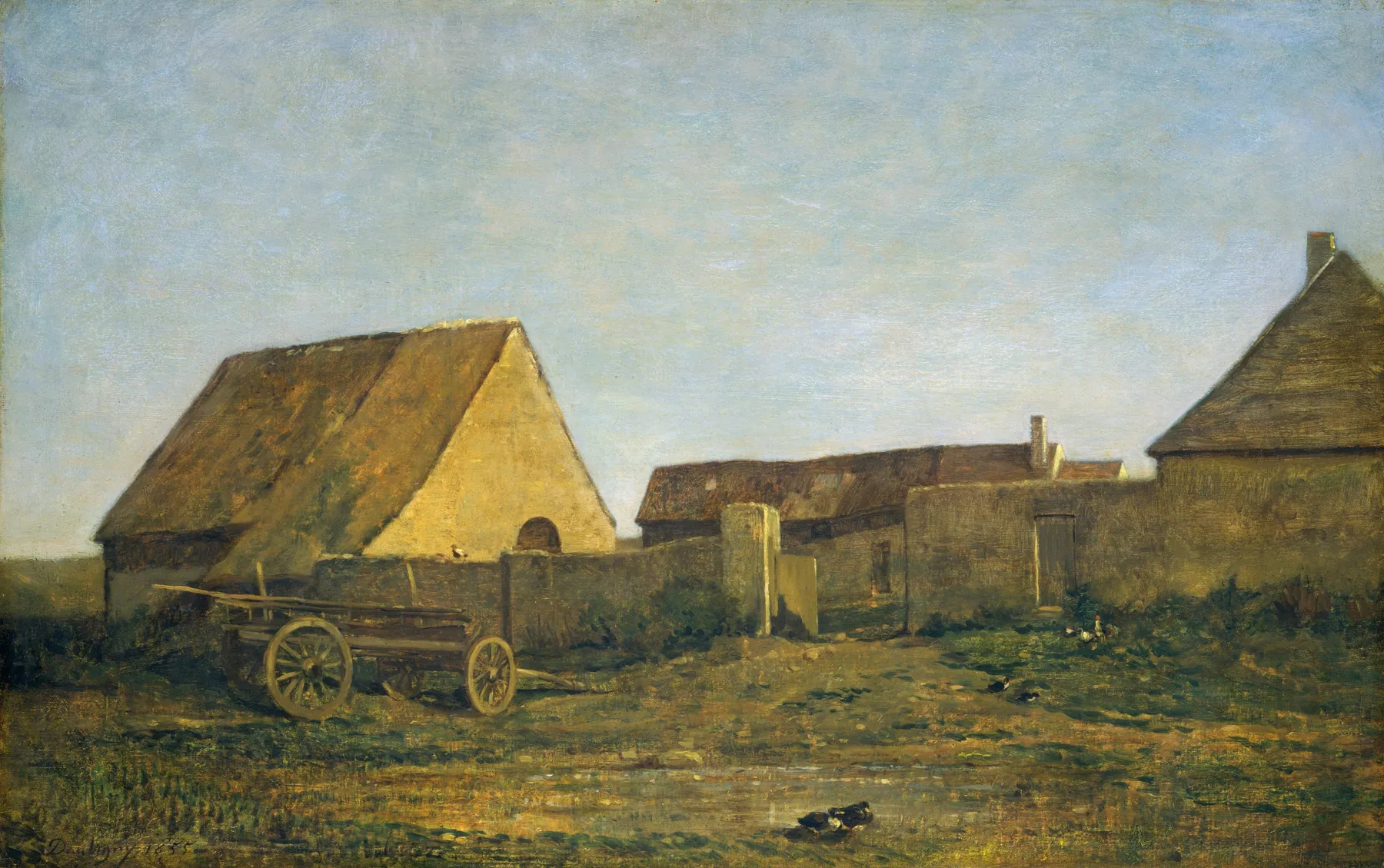 La granja, de Charles-François Daubigny