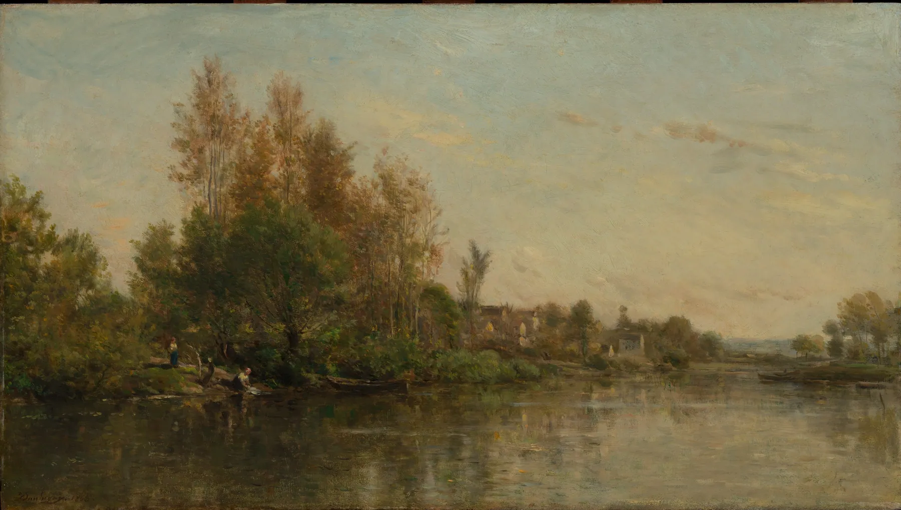 Las orillas del Oise, de Charles-François Daubigny