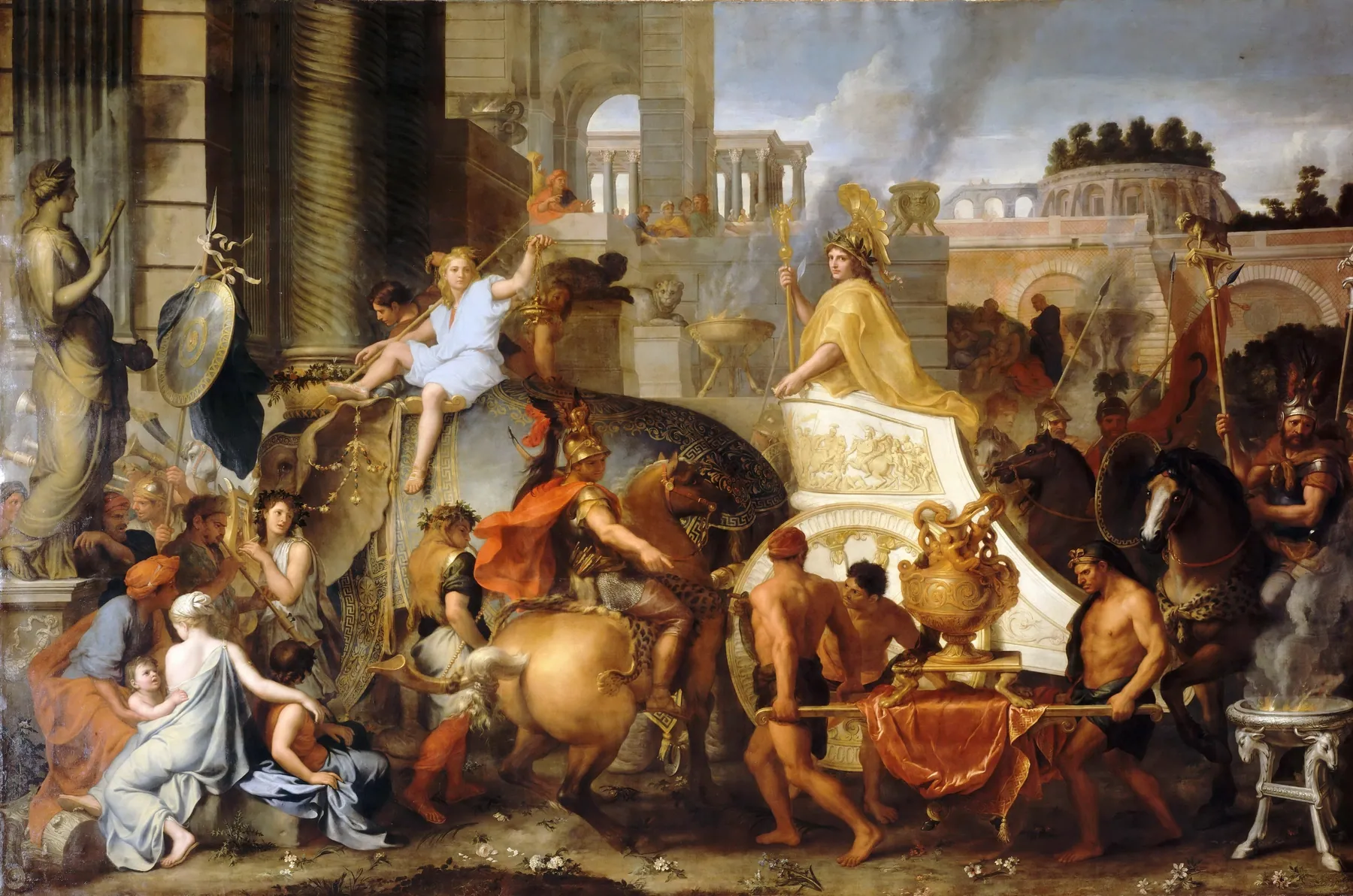 Alejandro entrando en Babilonia, de Charles Le Brun