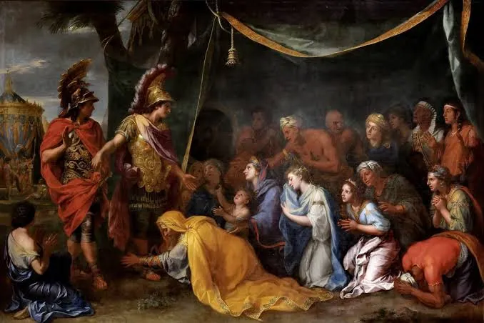 La tienda de Darío, de Charles Le Brun