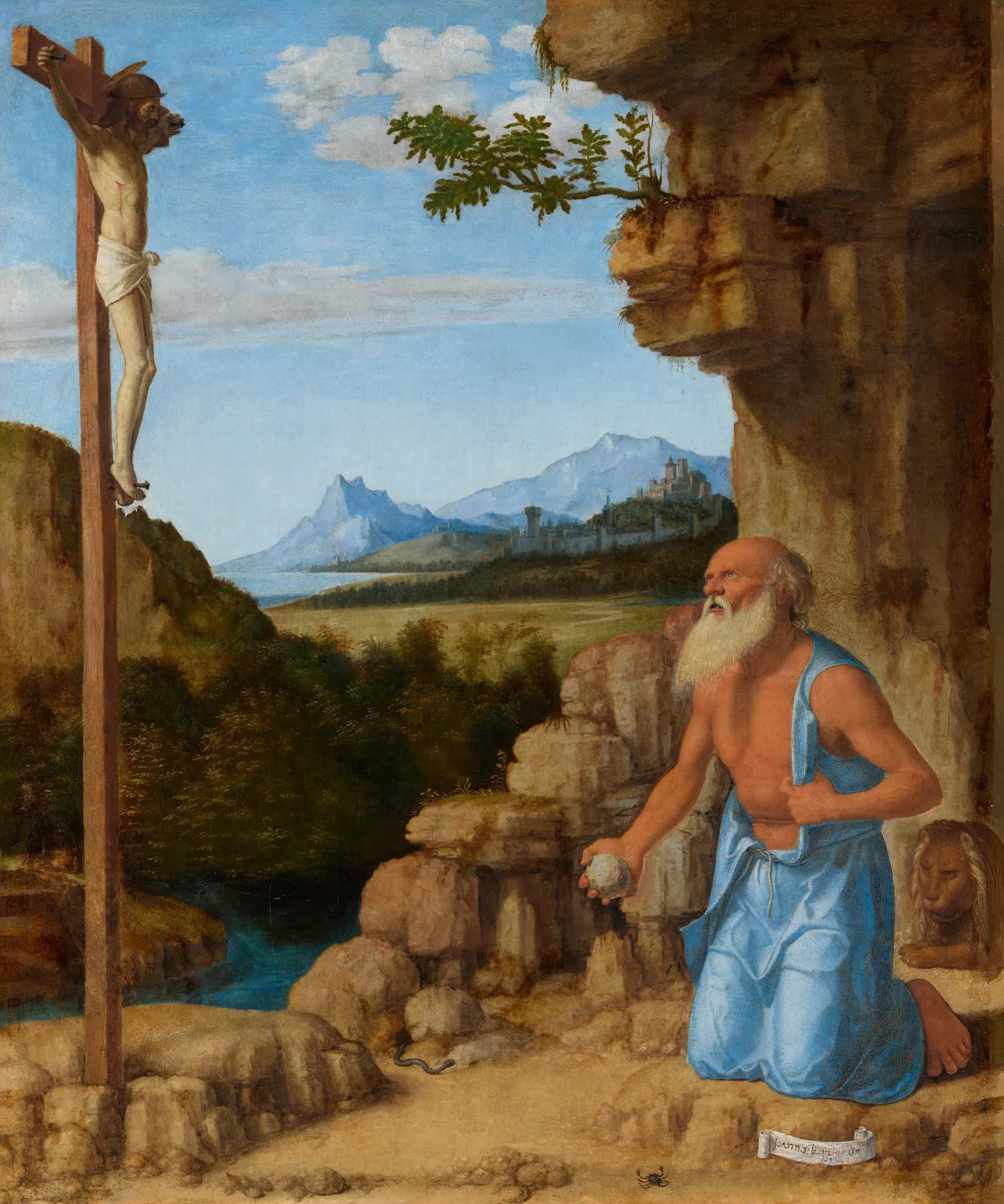 San Jerónimo en el desierto, de Cima da Conegliano