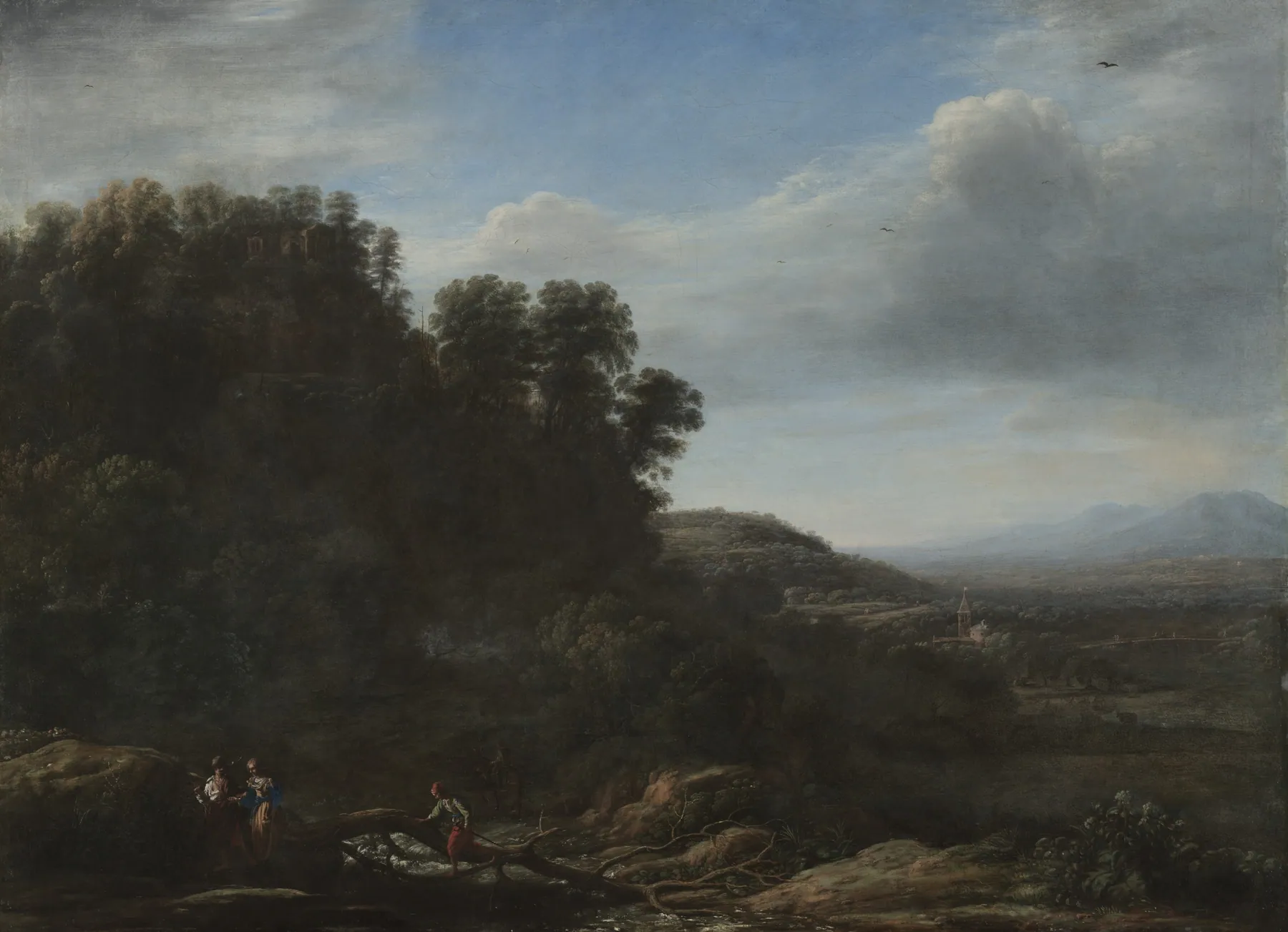 Paisaje italiano, de Claude Lorrain