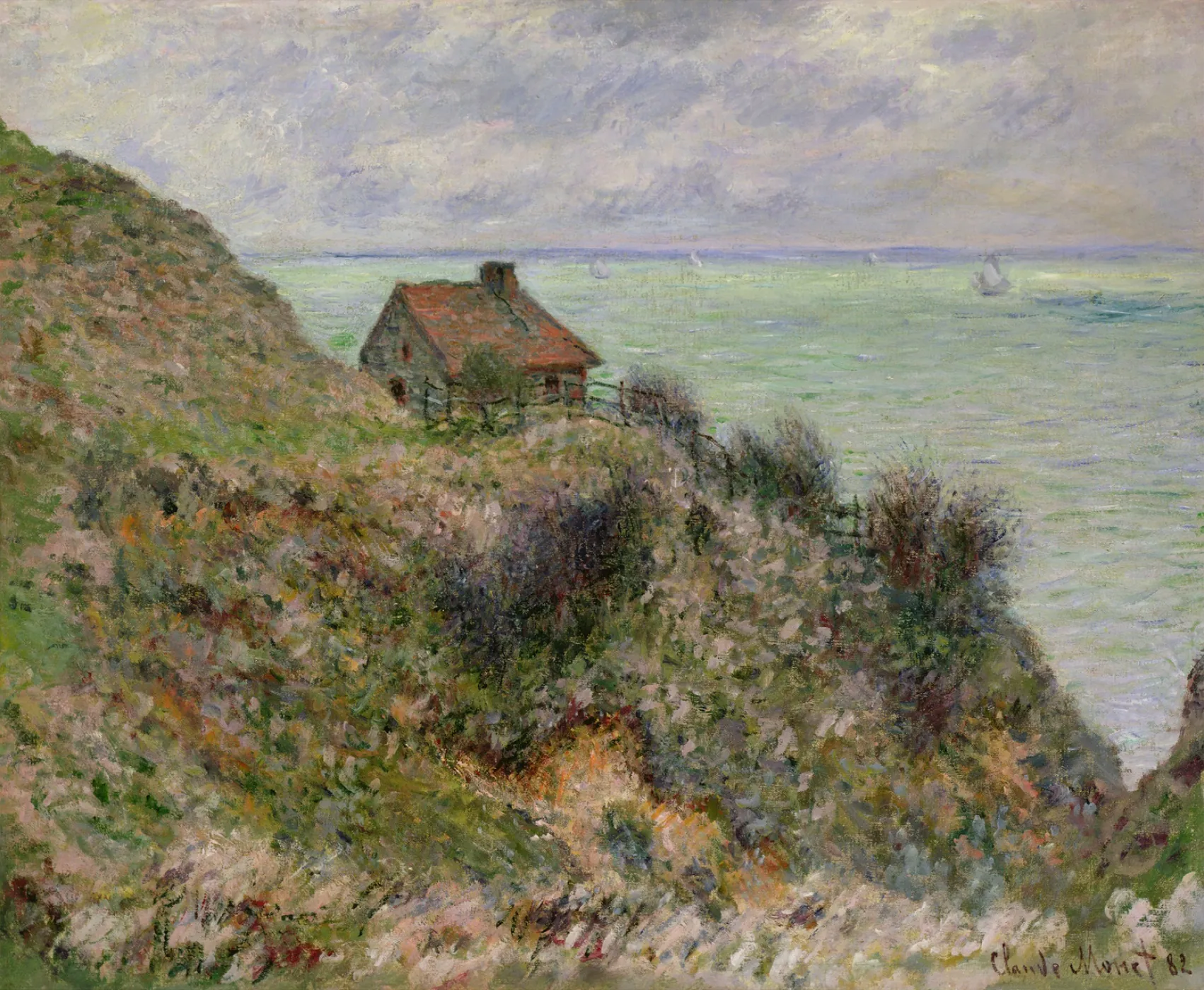Cabaña de la aduana, de Claude Monet