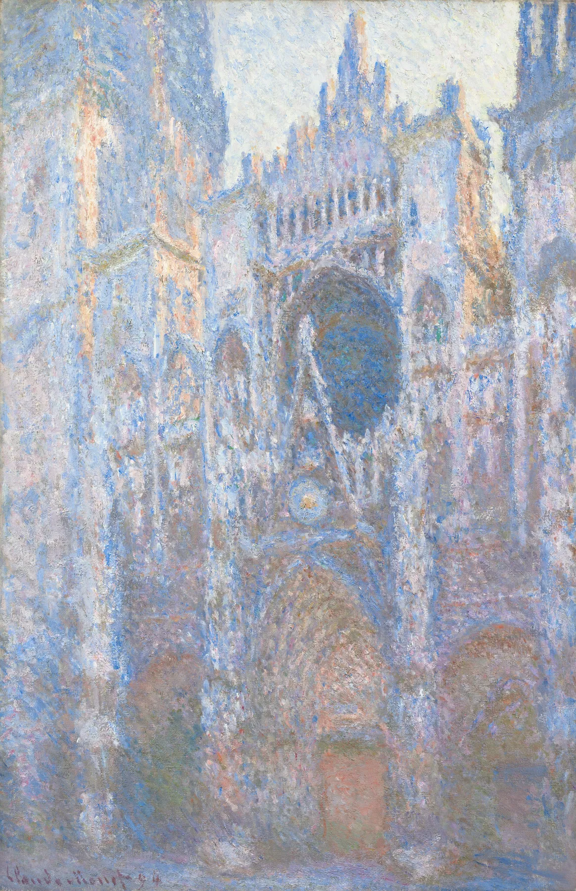 Catedral de Ruán, fachada oeste, de Claude Monet
